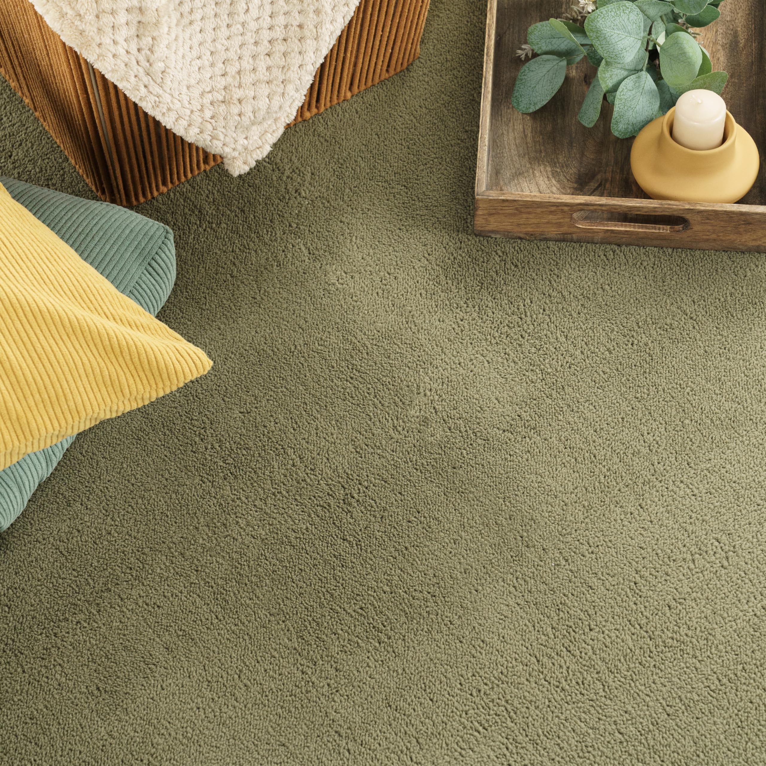 paco-home-kuschelteppich-kurzflor-80x300-cm-hellgr-n-waschbar-flauschig-rutschfe image 3