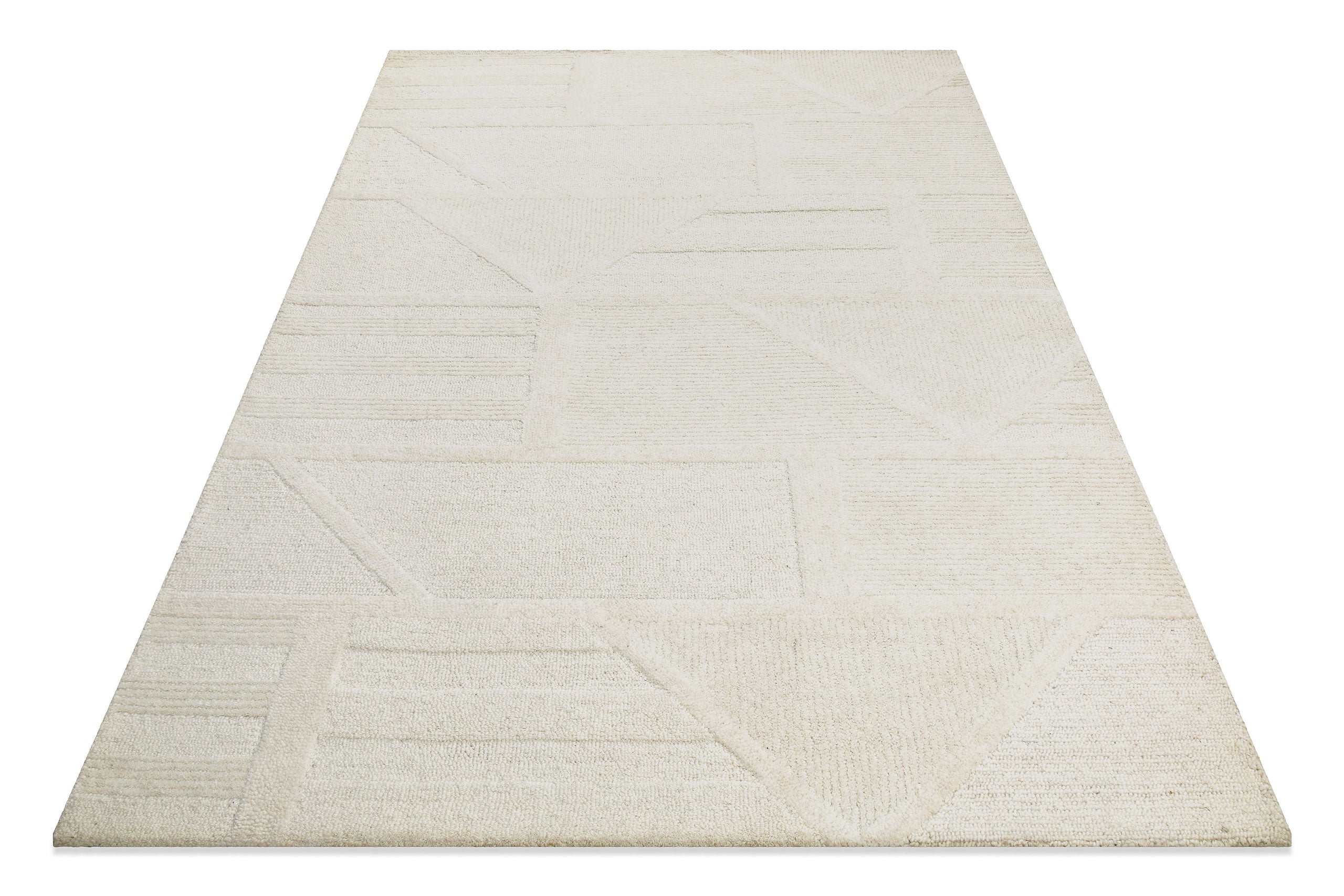 hamptons-by-weconhome-fifteen-kurzflor-teppich-creme-wei-handgetuftete-schurwoll image 3