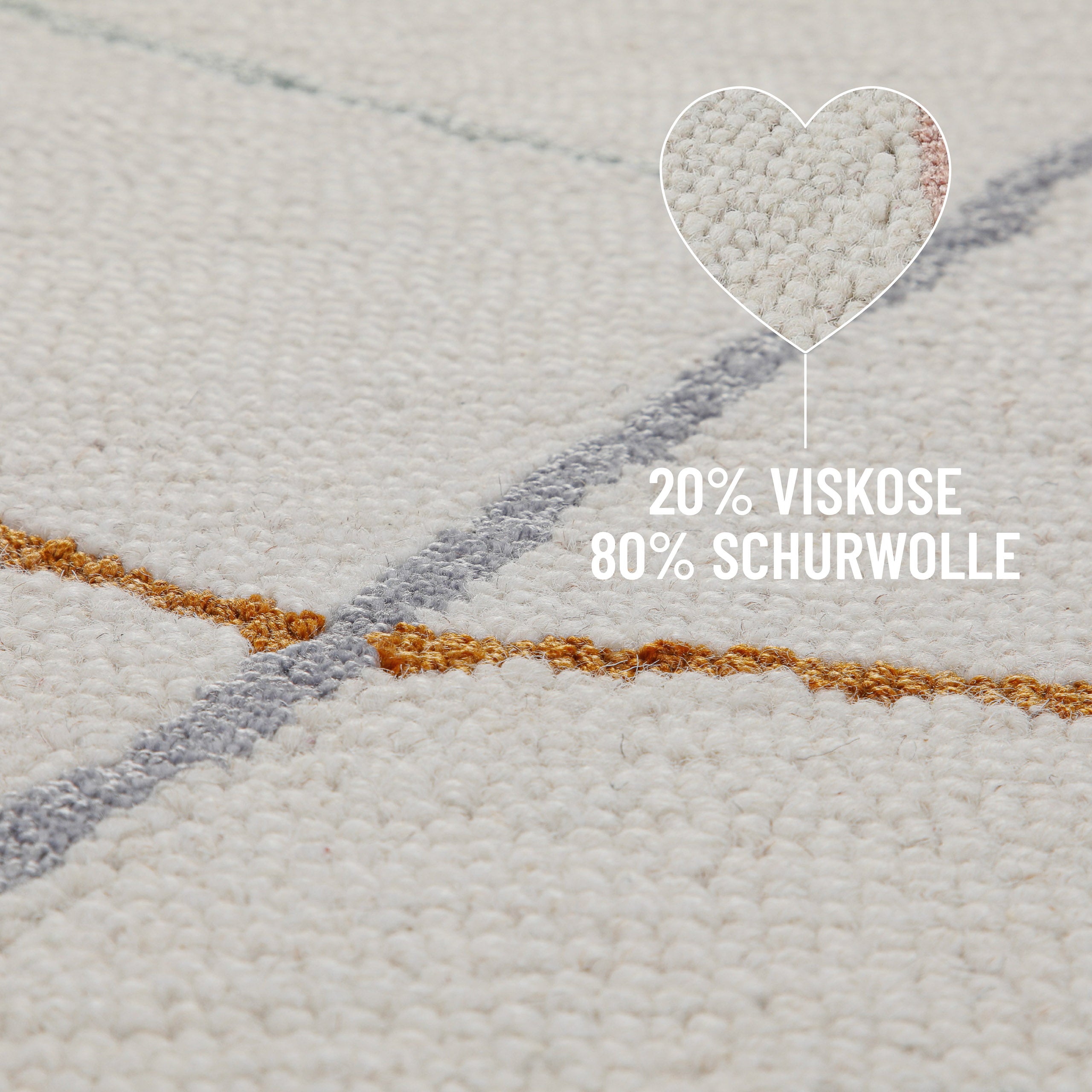weconhome-nox-kurzflorteppich-creme-wei-schurwolle-rund image 7