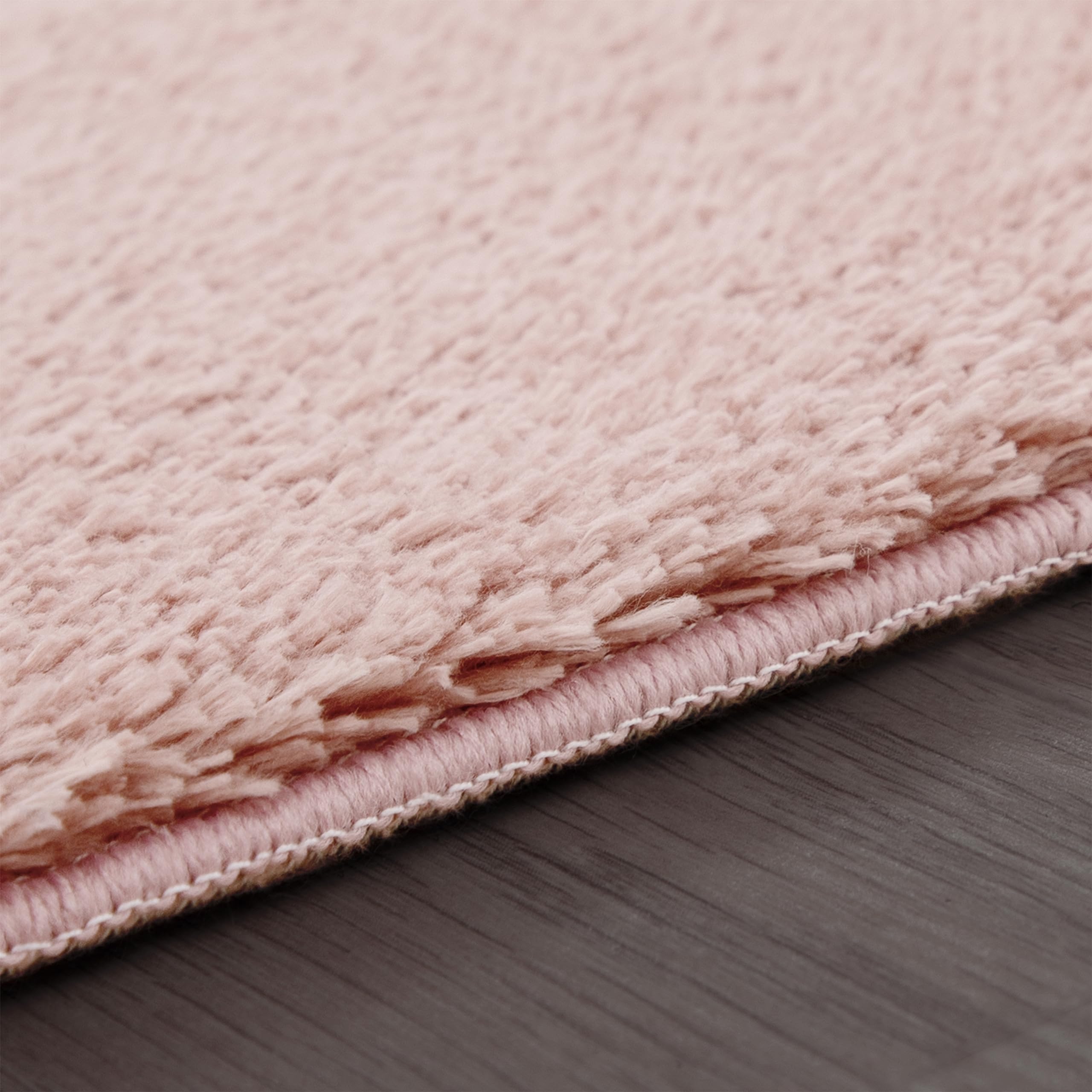 paco-home-style-teppich-kurzflor-einfarbig-rosa-160x220-cm image 3
