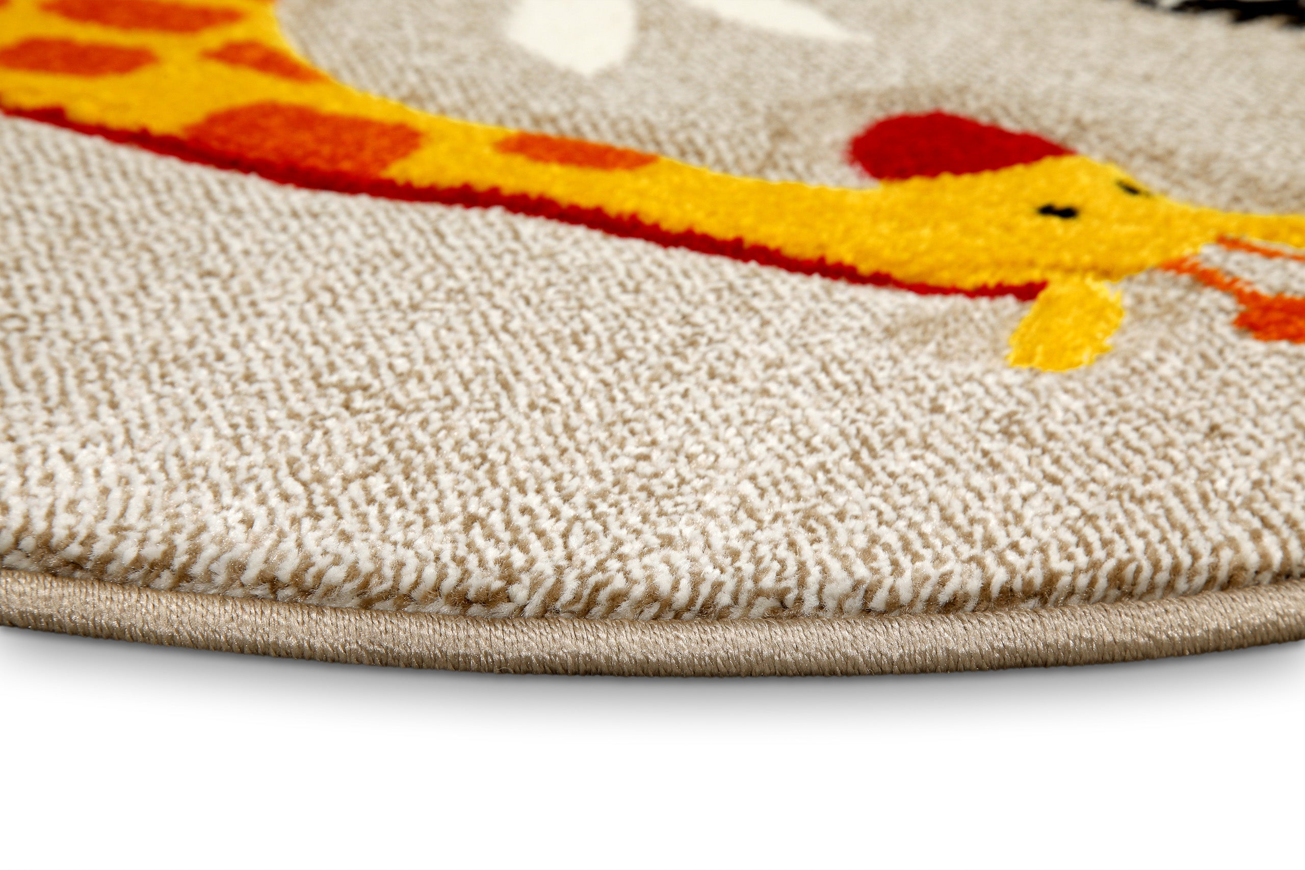 smart-kids-benny-friends-kinderteppich-rund-sand-beige-safari image 5