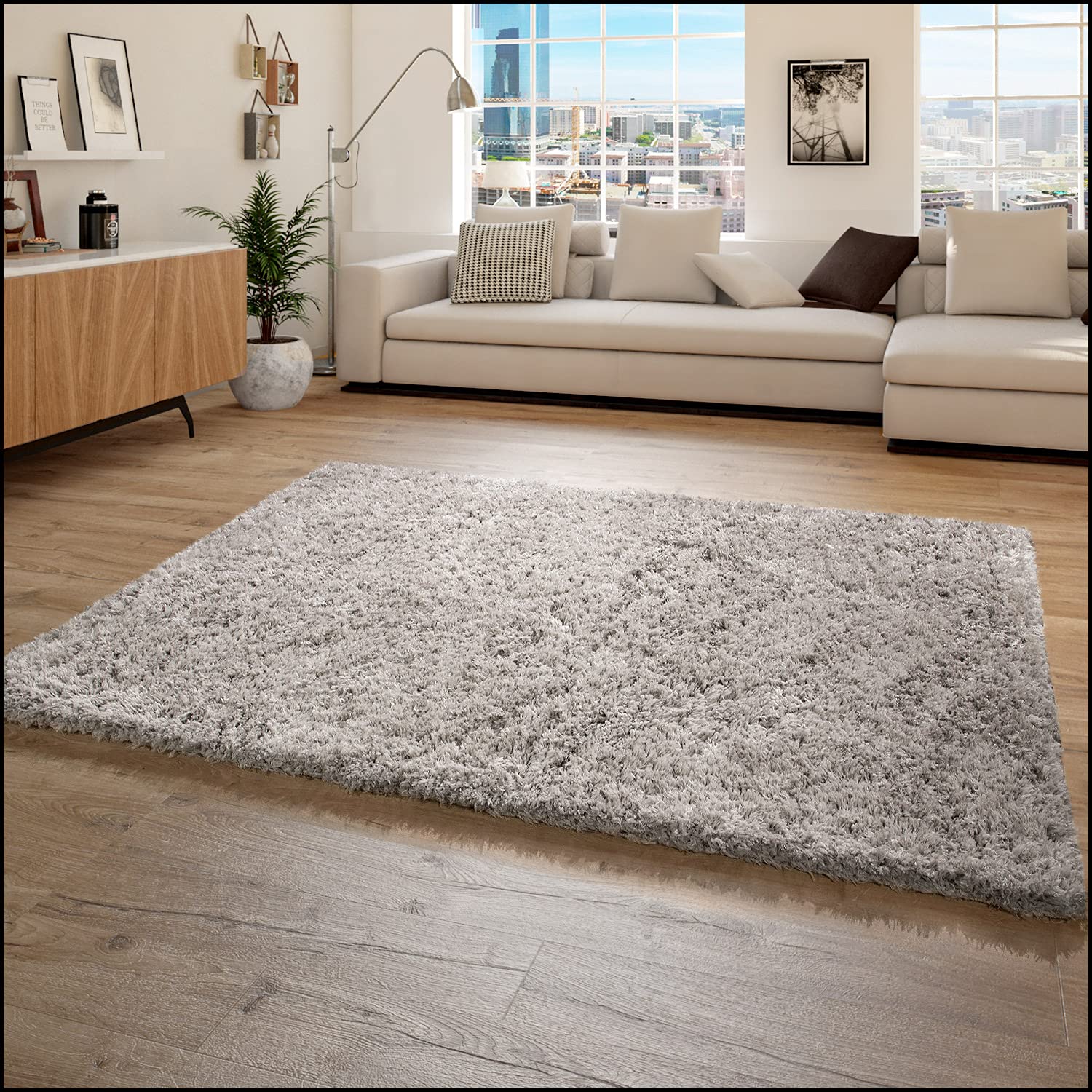 paco-home-shaggy-plus-hochflor-teppich-160x230-cm-grau image 2