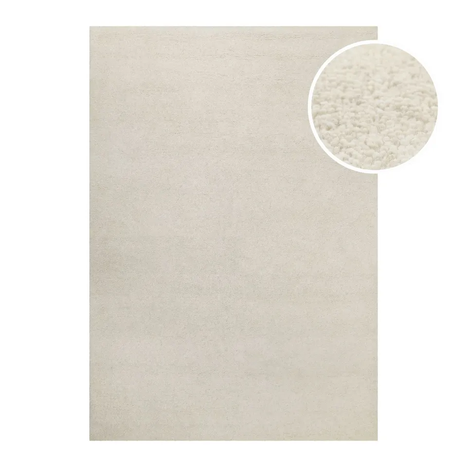 weconhome-hamptons-fortythree-kurzflor-teppich-creme-wei-schurwolle image 1