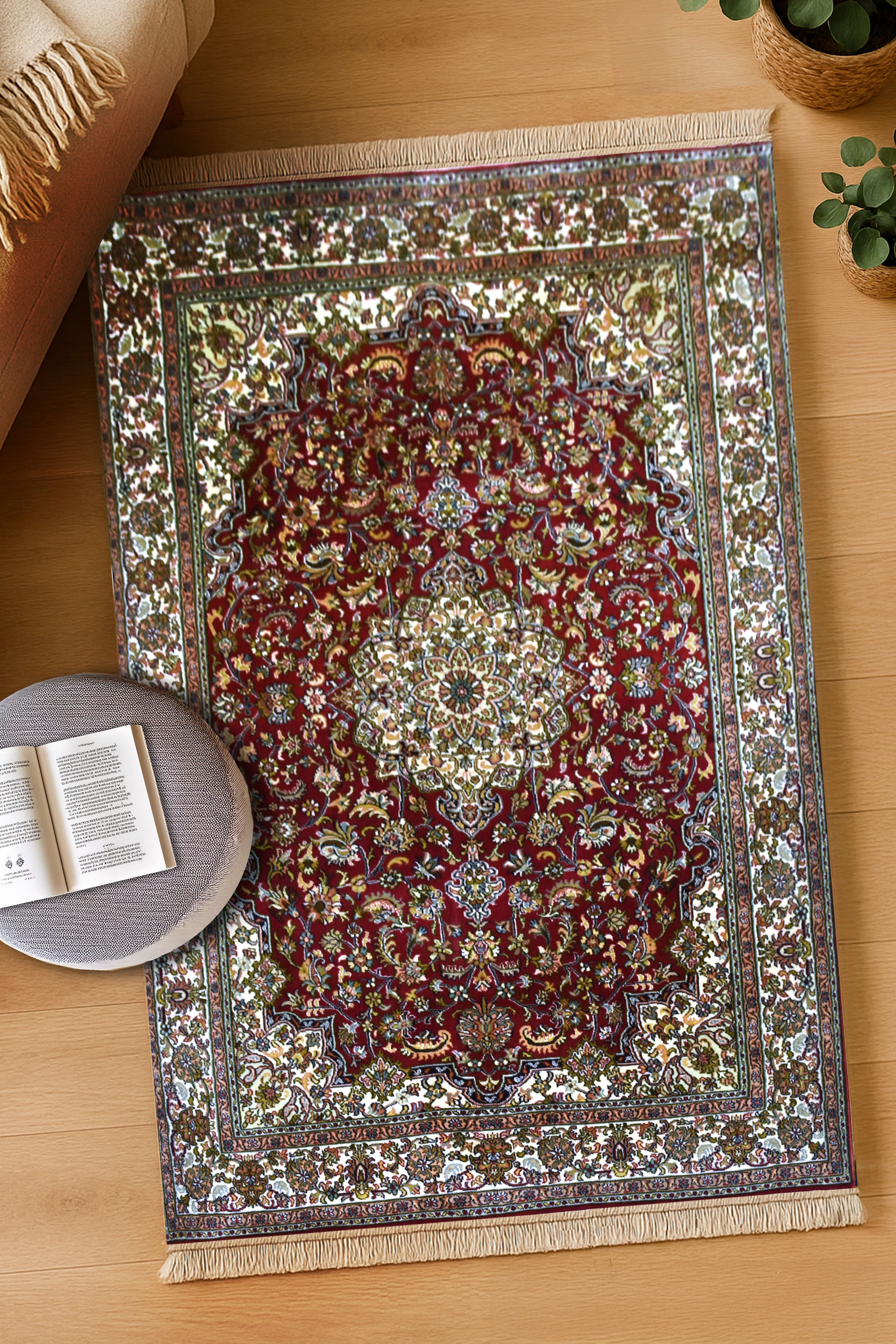 kayoom-kashan-7252-multi-120-cm-x-180-cm-allover-teppich-im-klassischen-orient-d image 3
