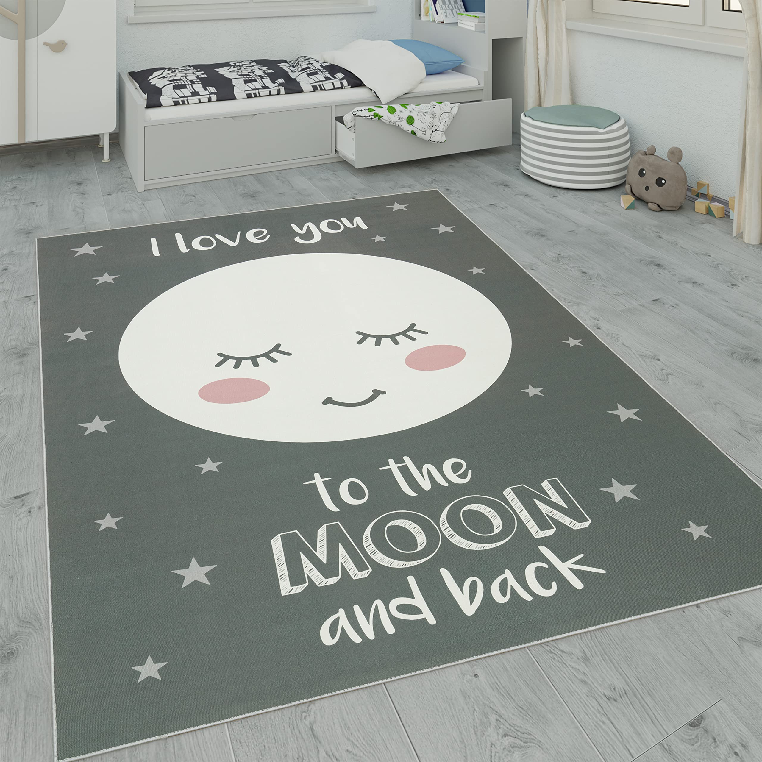 paco-home-ela-kinderteppich-140x200-cm-t-rkis-stern-mond-u-karo image 7