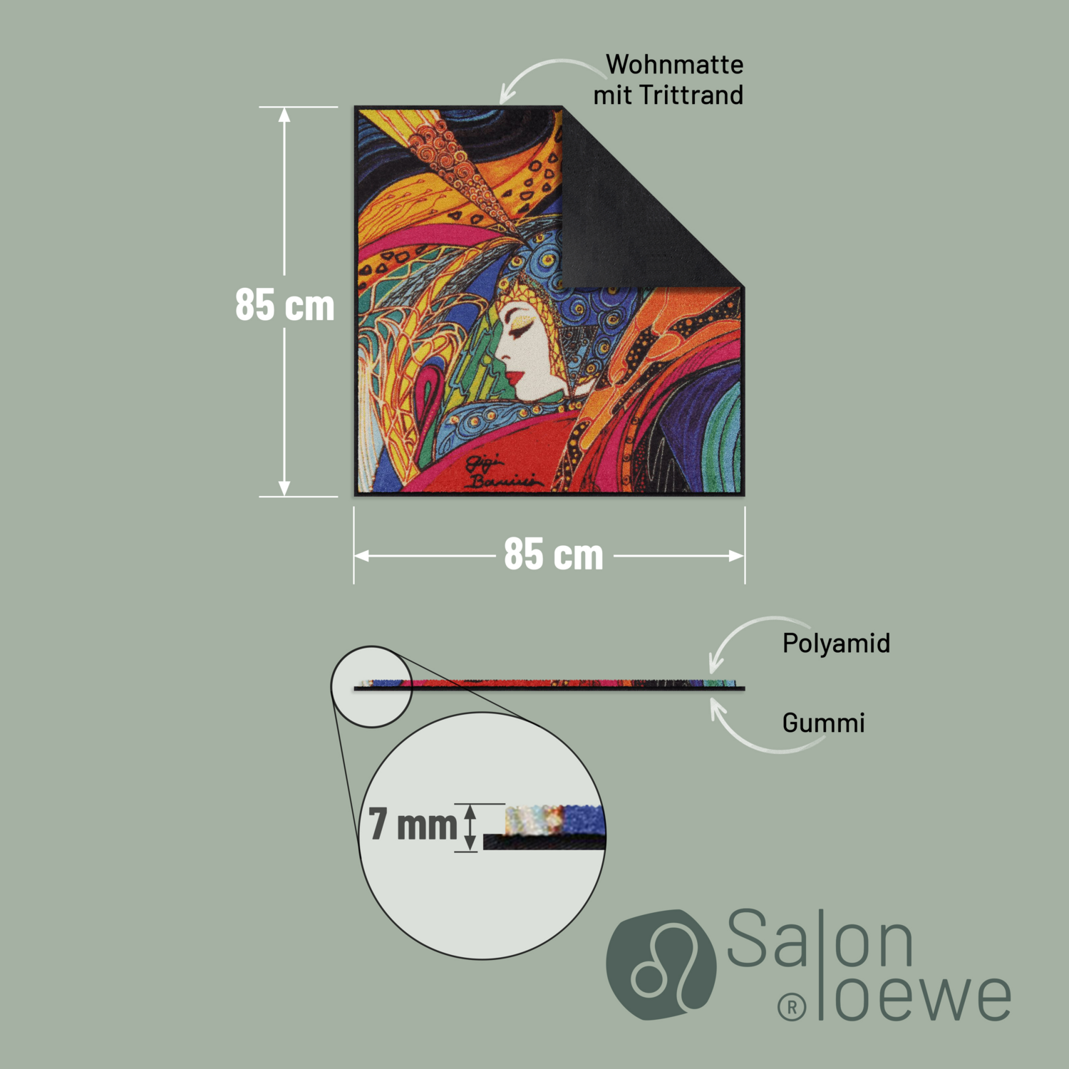 salonloewe-capriccio-teppich-85-x-85-cm-quadratische-art-deco-fu-matte-aus-polya image 4
