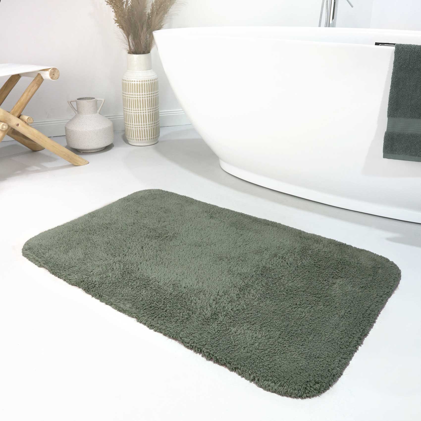 weconhome-basics-badteppich-ole-gr-n-baumwolle image 1