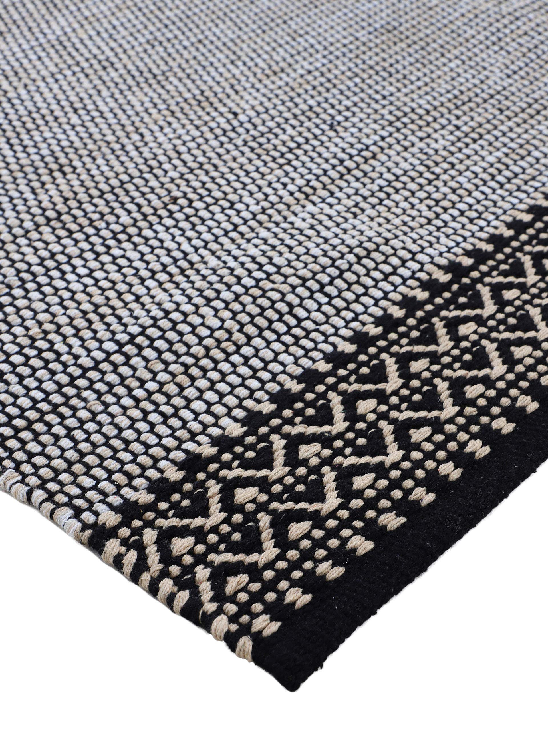 carpetfine-baumwollteppich-kelim-mia-l-ufer-beige-75x200-cm image 5
