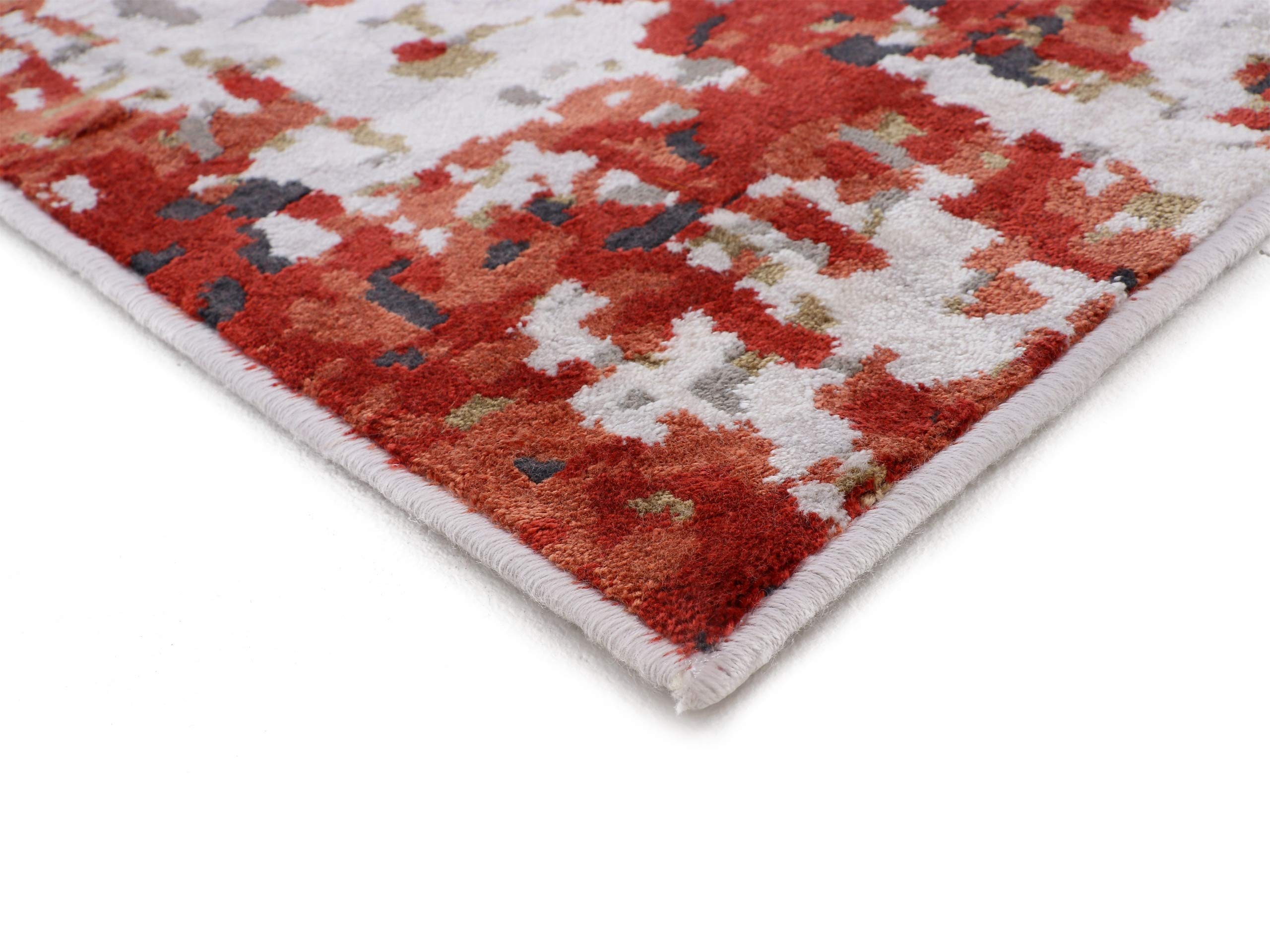 carpetfine-living-teppich-rot-120x170-cm-moderner-teppich-f-r-wohn-und-schlafzim image 4