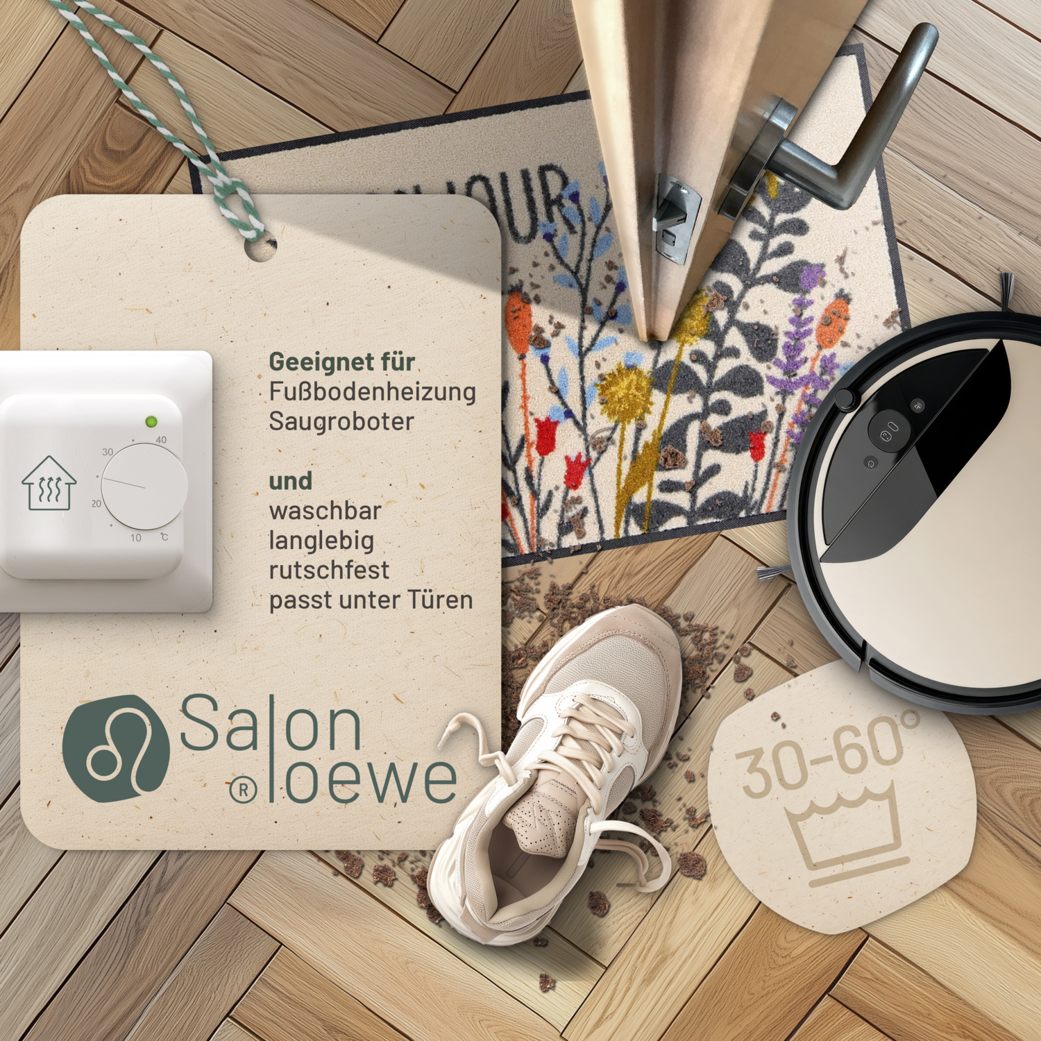 salonloewe-jardin-neverland-eingangsmatte-50-x-75-cm-florales-design-mit-bonjour image 3