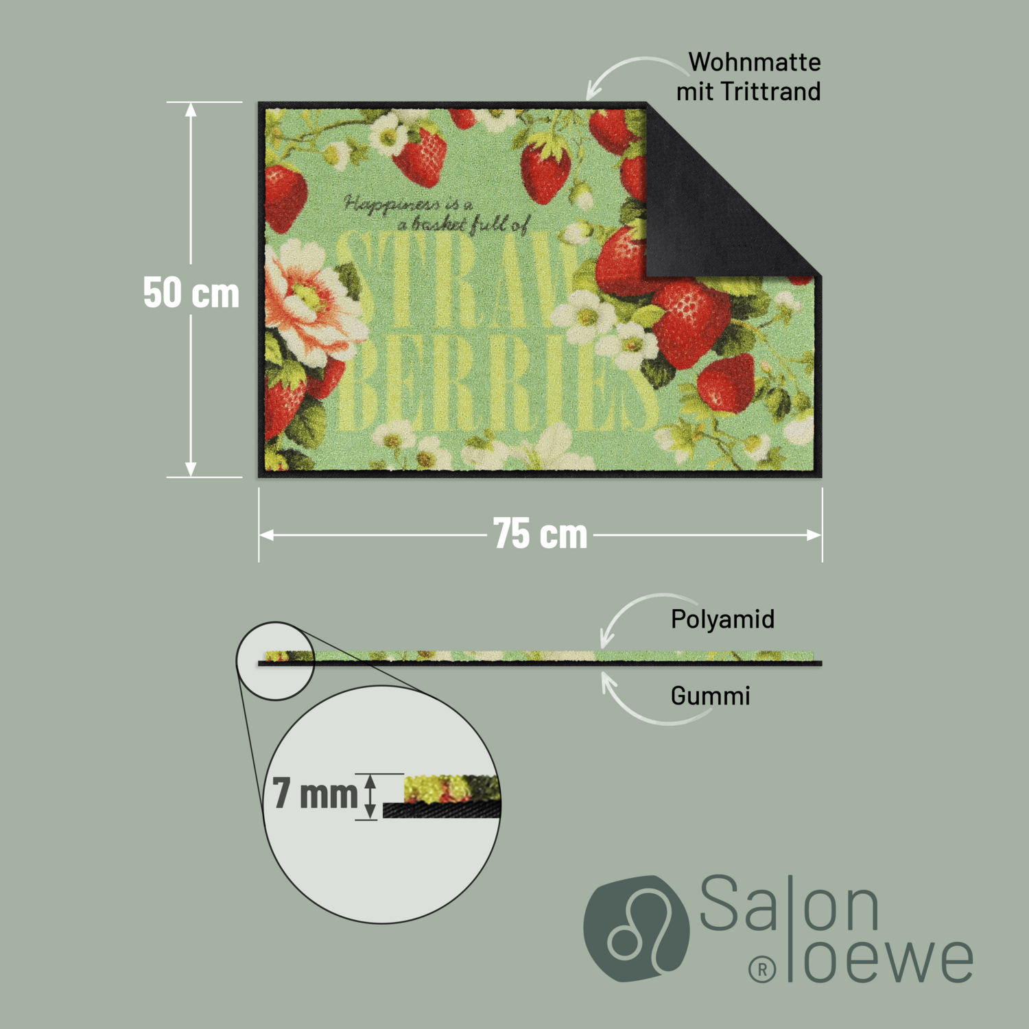 salonloewe-happy-strawberry-eingangsmatte-50-x-75-cm-fu-matte-mit-erdbeermotiv-a image 4