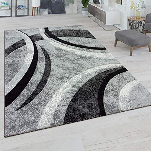 paco-home-kurzflor-teppich-160x230-cm-grau-vintage-3d-konturenschnitt image 6