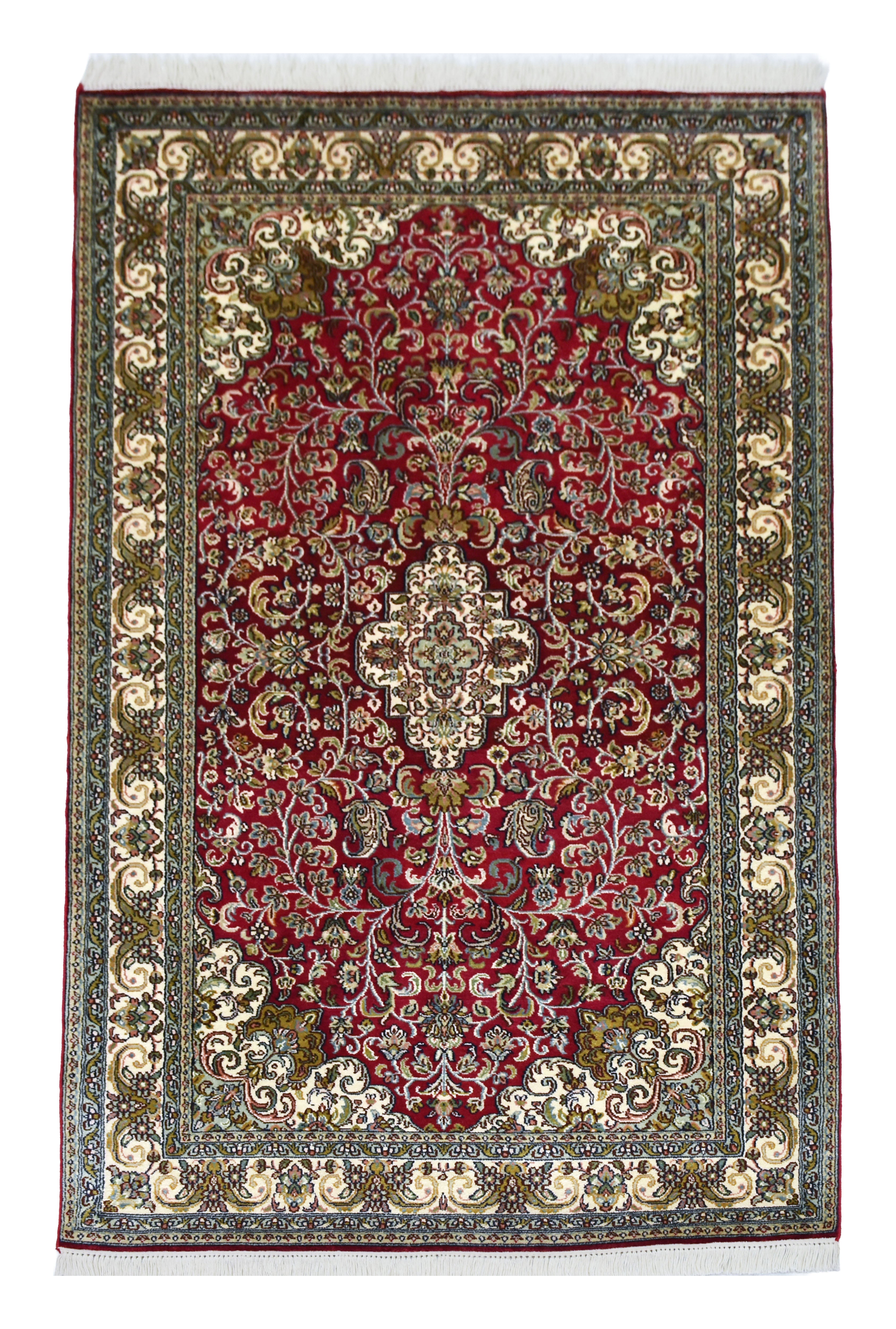 kayoom-kashan-5049-multi-handgewebter-orient-teppich-93-cm-x-158-cm-b-no-82 image 1