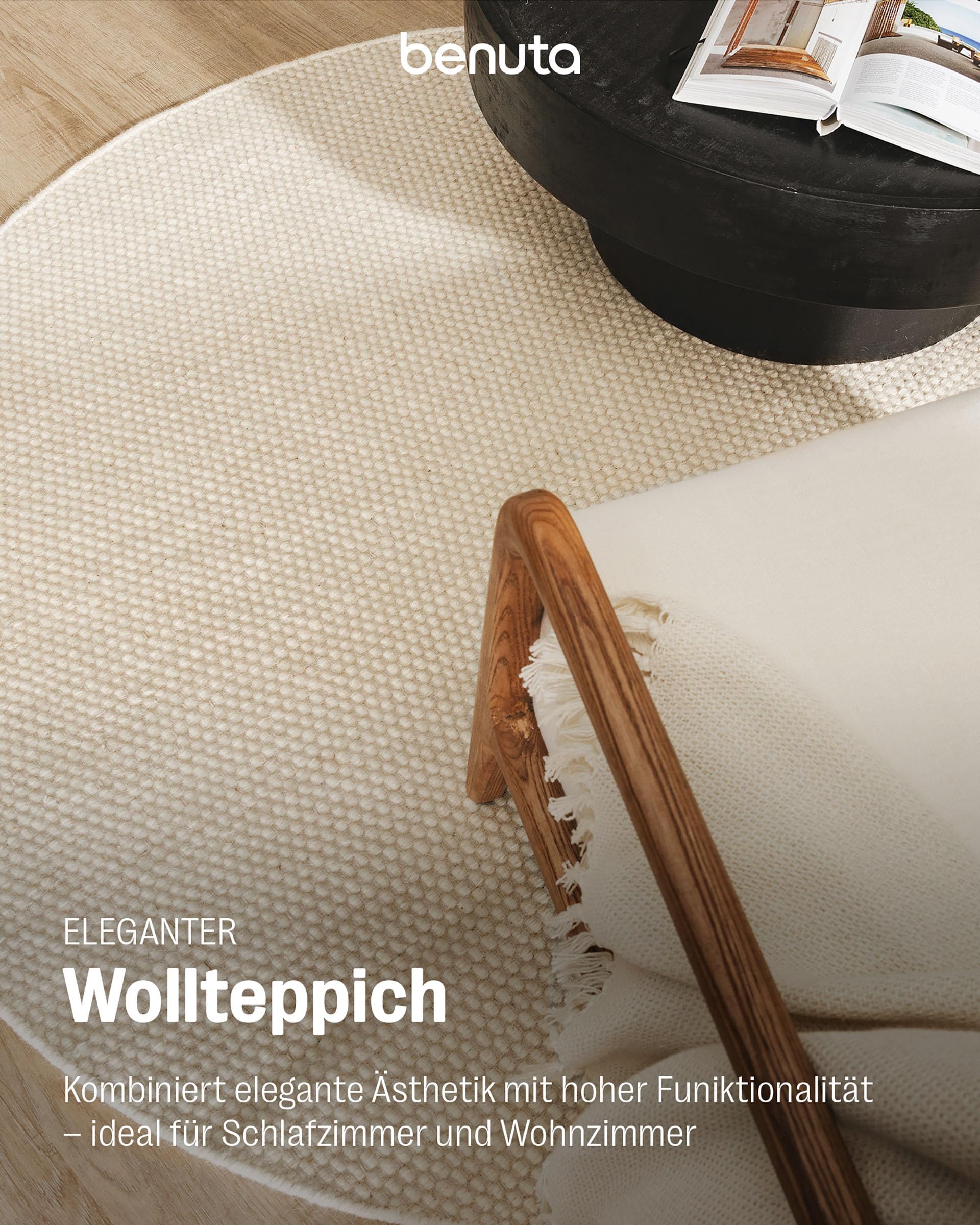 benuta-pure-wollteppich-rocco-rund-250-cm-beige-schwarz image 3