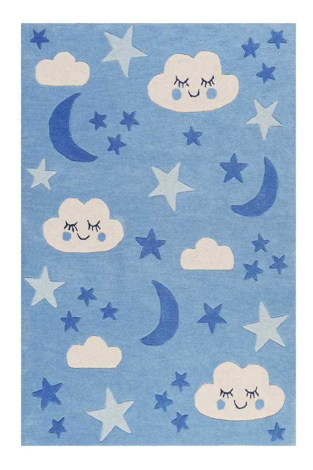 smart-kids-lalelu-kinderteppich-blau-mond image 1