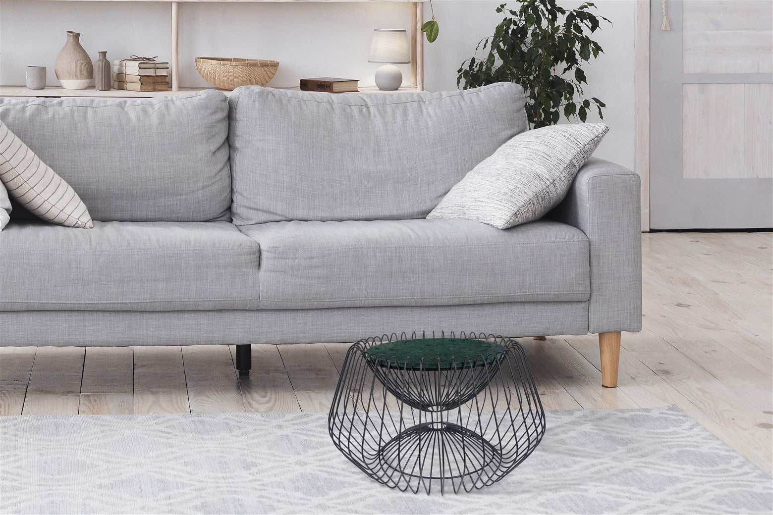kayoom-beistelltisch-malibu-325-marmor-optik-draht-design-handgefertigt-40x40x50 image 7