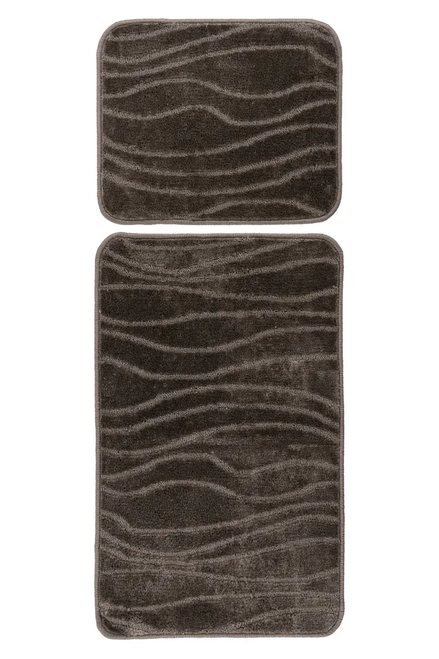kayoom-badematte-zen-bath-125-2er-set-polypropylen-9-mm-flor-rutschfest-4-farben image 1