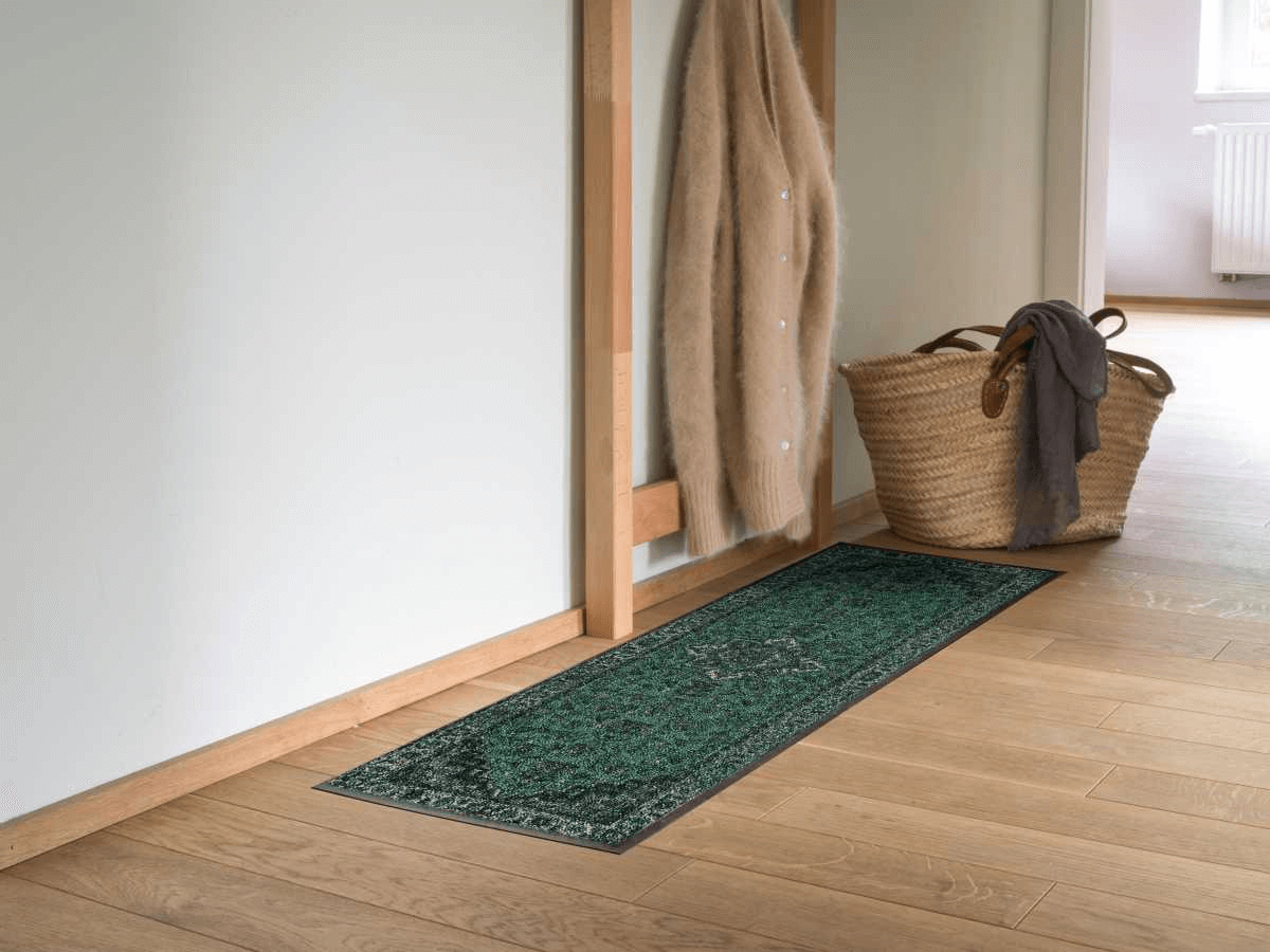 salonloewe-babylon-aqua-eingangsmatte-30-x-100-cm-schmaler-l-ufer-waschbar image 2