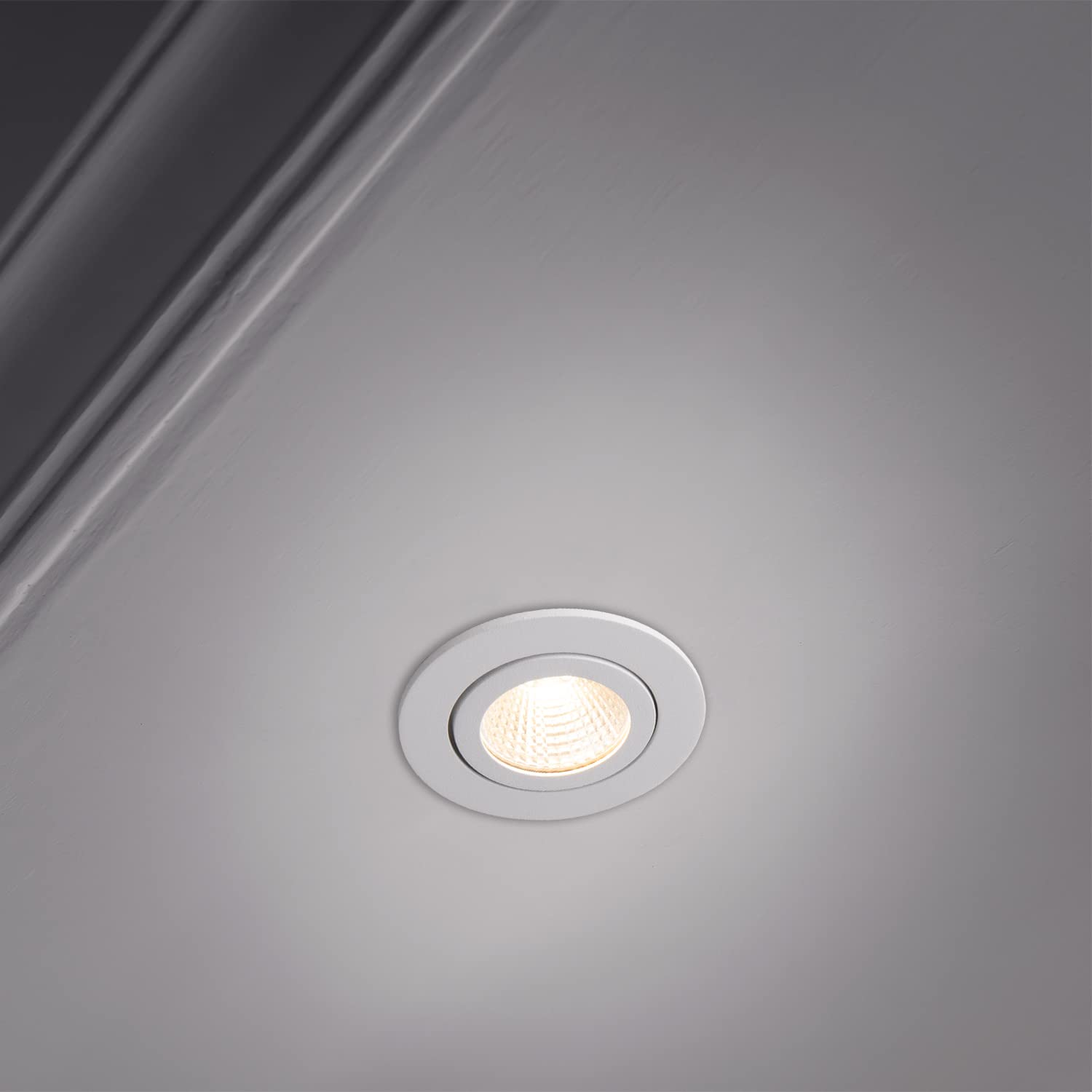 paco-home-led-einbaustrahler-schwenkbar-deckenspot-wei image 2