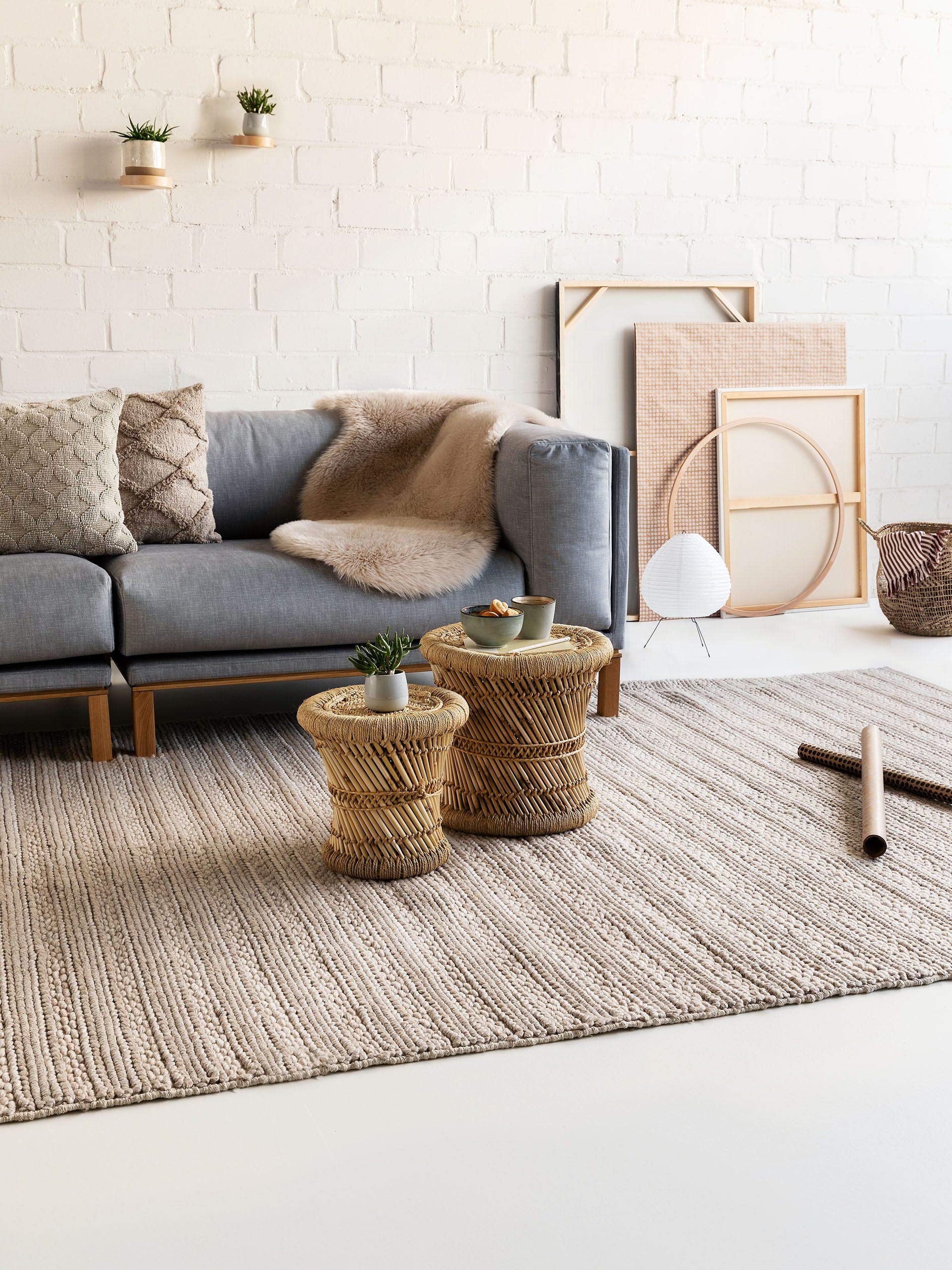 benuta-wollteppich-dina-beige-80x150-cm image 2