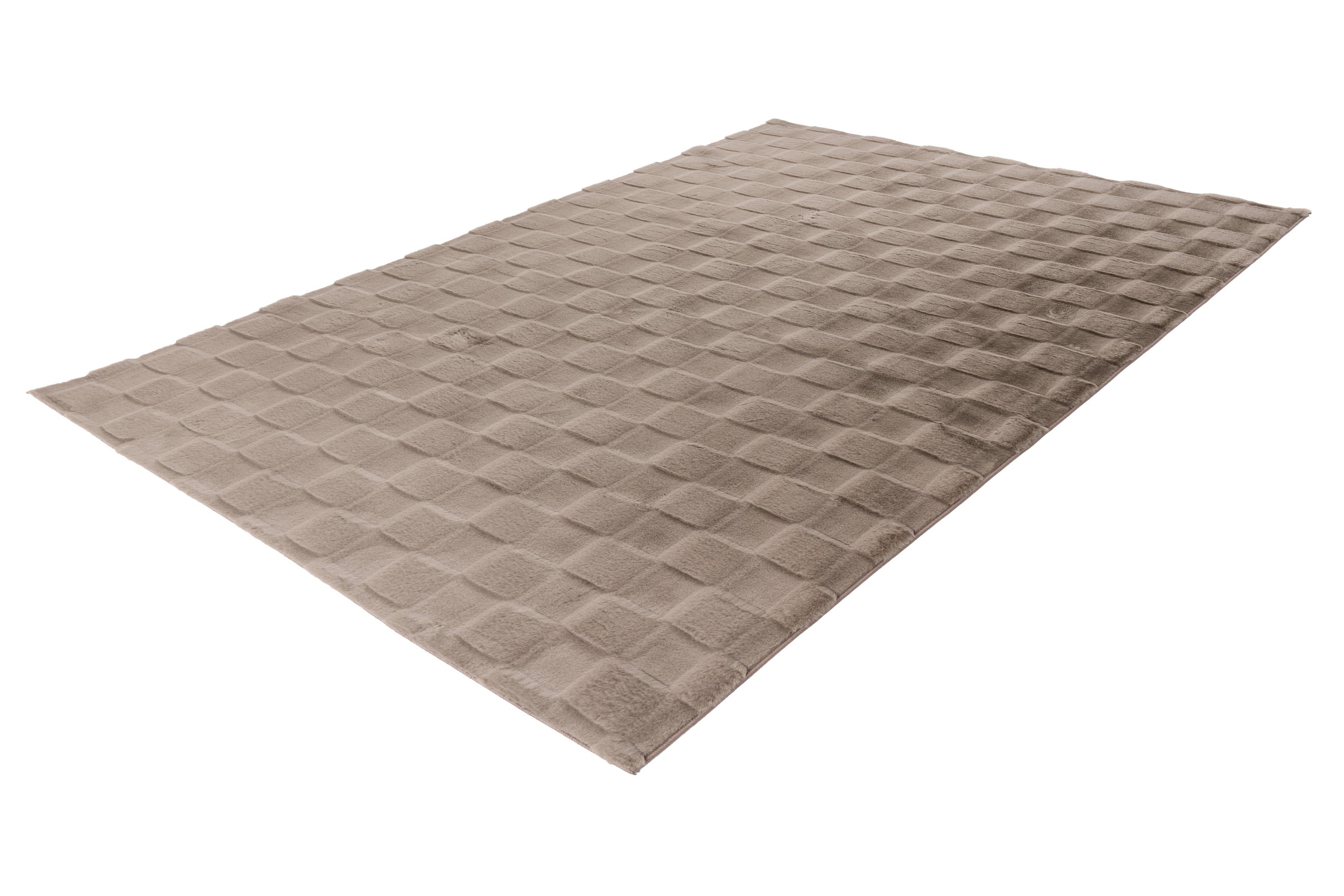 kayoom-rescue-125-kurzflorteppich-18-mm-florh-he-1800-g-m-polyester-warmes-beige image 2