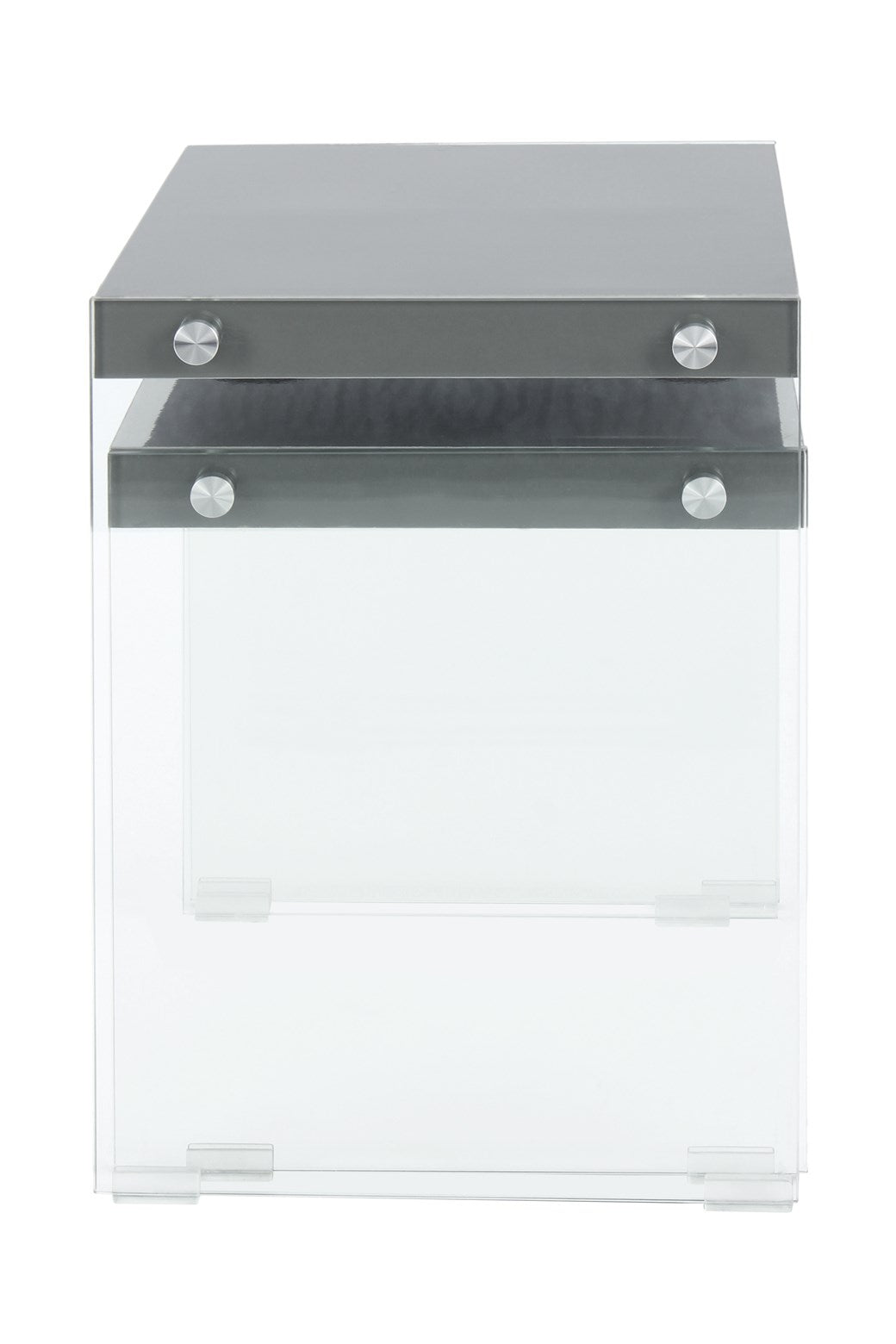 kayoom-elementary-125-beistelltisch-2er-set-modernes-design-mit-glas-seitenw-nde image 5