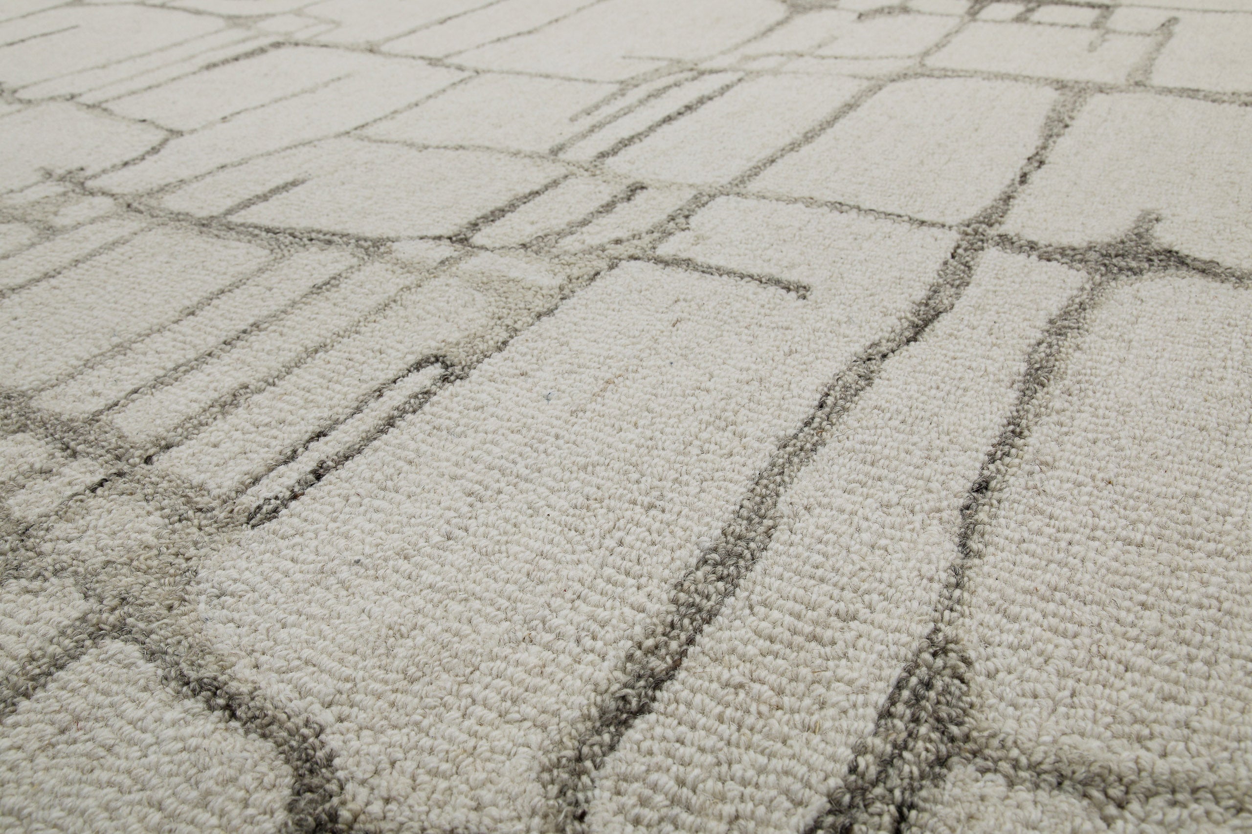 hamptons-by-weconhome-kurzflorteppich-rund-twelve-creme-wei-handgetuftete-schurw image 5