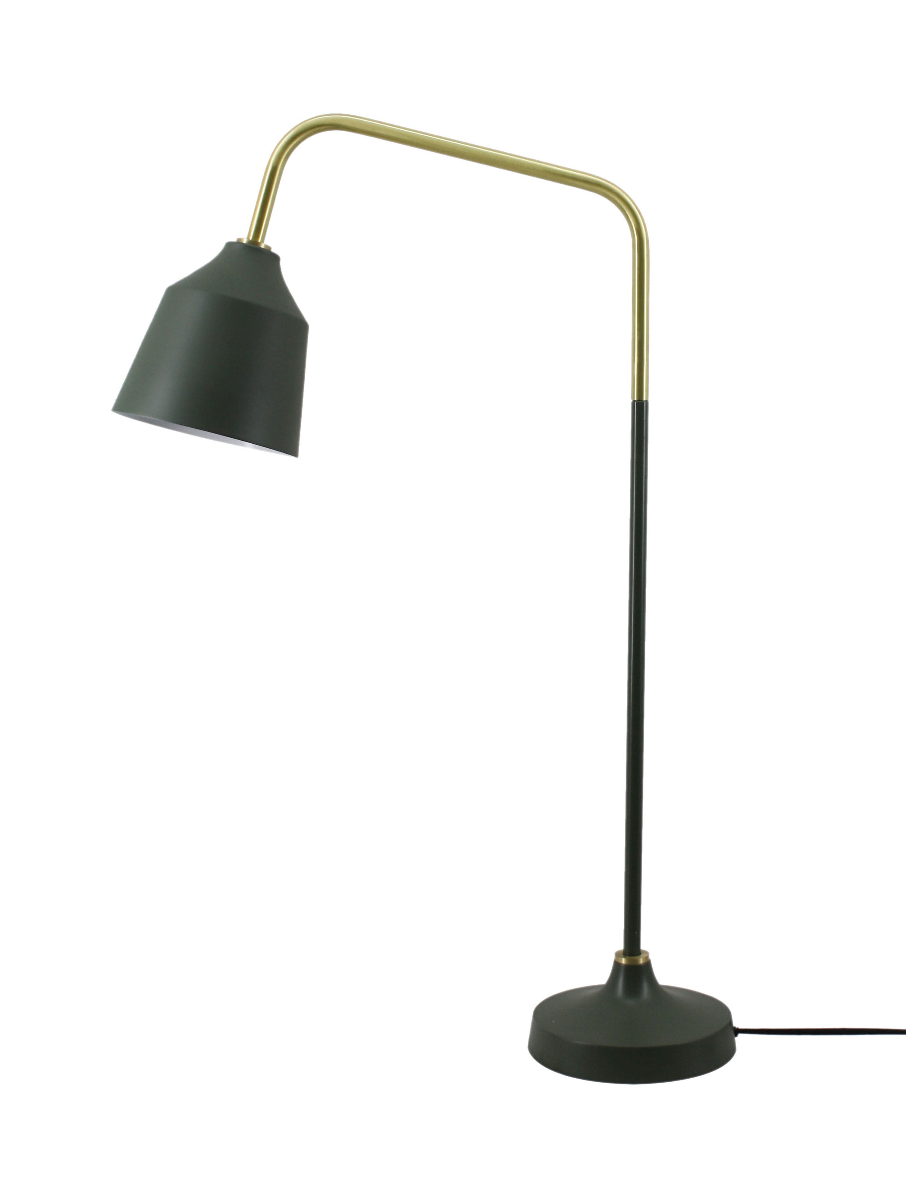 kayoom-carisa-287-tischlampe-industrial-design-in-army-gr-n-mit-goldakzenten image 1
