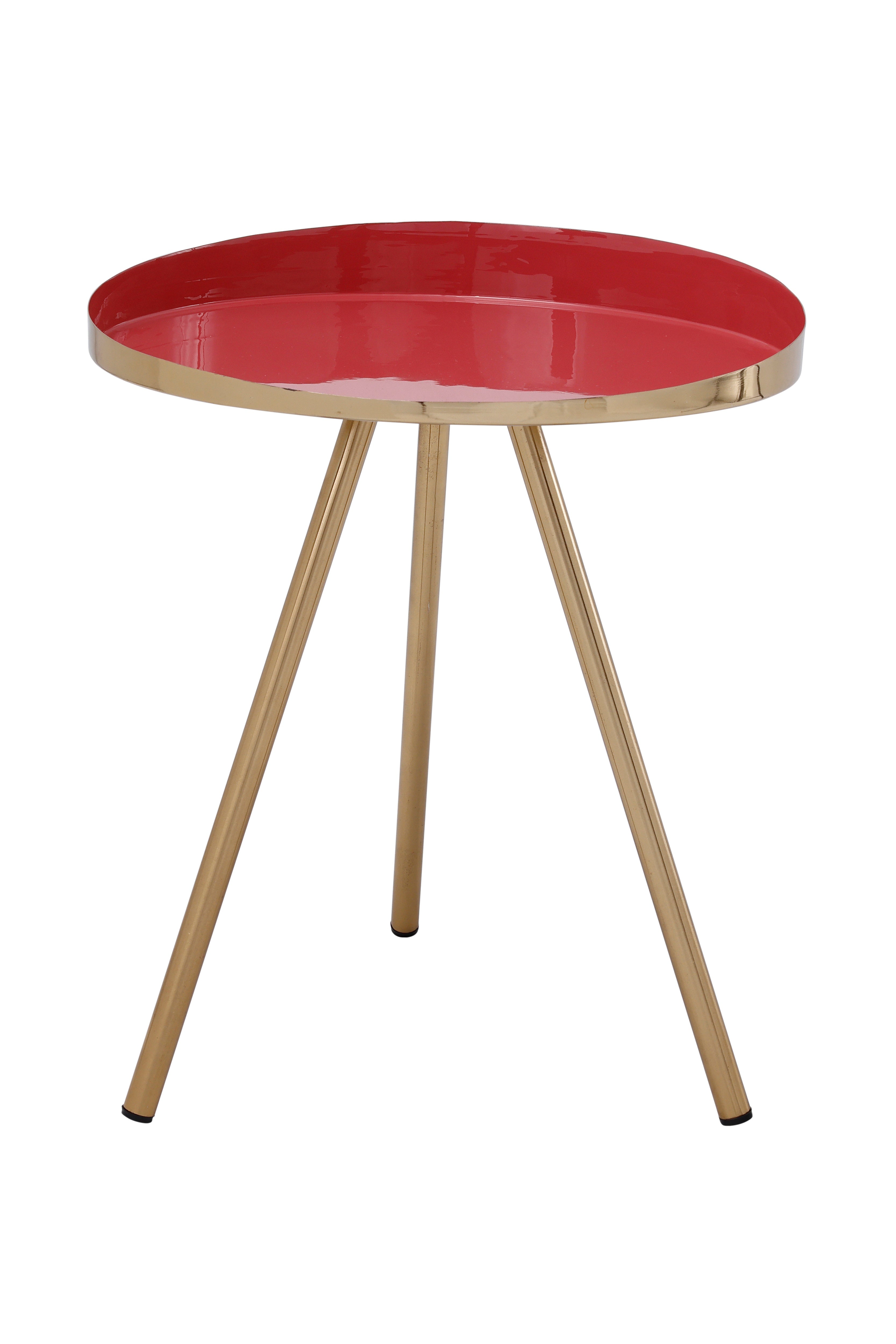 kayoom-beistelltisch-morrison-625-runder-retro-tisch-aus-metall-mit-hohem-rand image 2