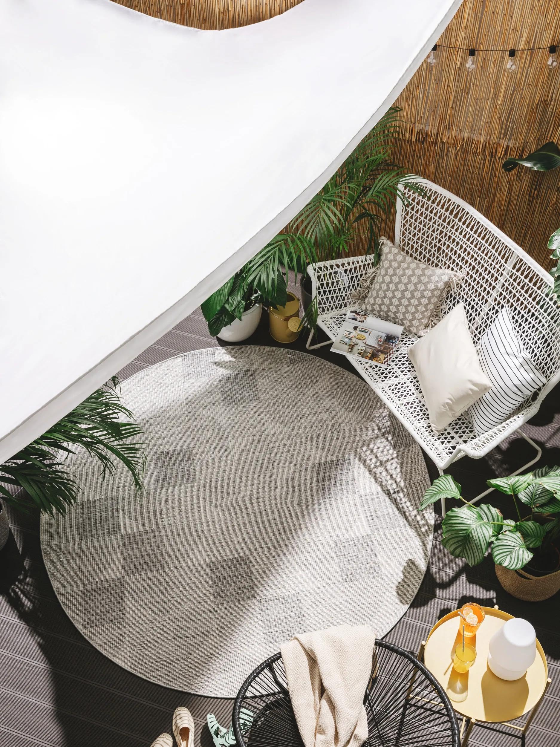 benuta-nest-teppich-bronco-grau-160-cm-rund-kunstfaser-outdoor-geeignet-geometri image 3