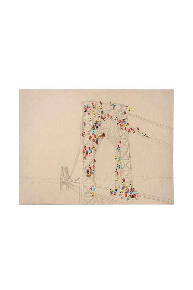kayoom-l-wandbild-menschenmenge-ii-100-cm-x-75-cm-acryl-auf-leinwand-50-rabatt image 1