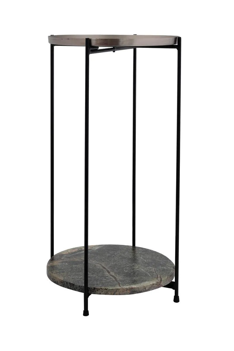 kayoom-beistelltisch-louisa-125-metall-marmor image 1