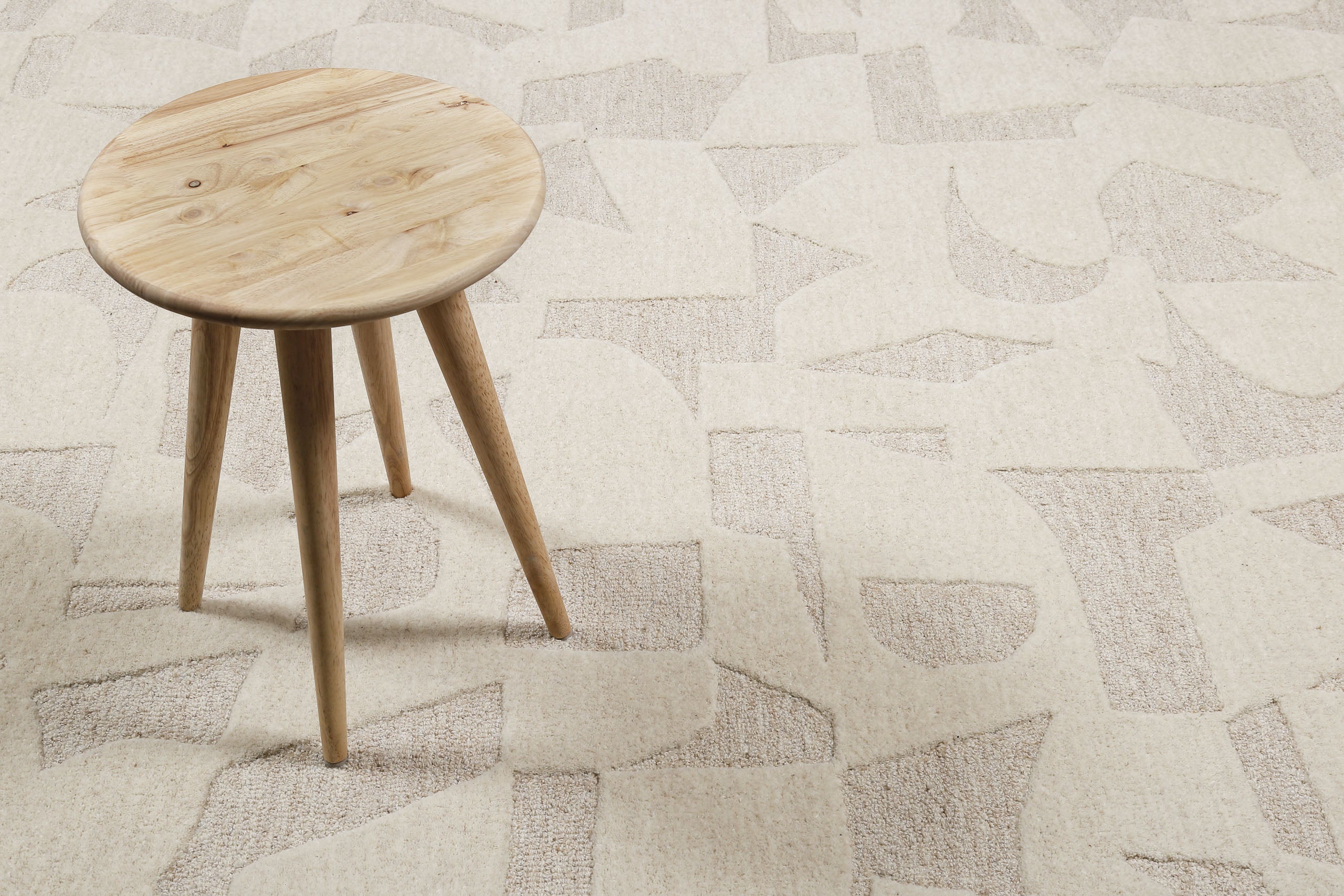 weconhome-ocean-state-kurzflorteppich-creme-wei-schurwolle-10-mm image 7