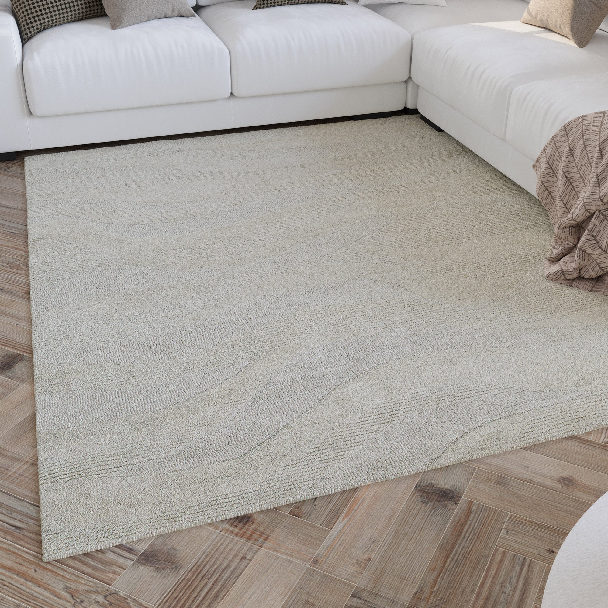 hamptons-by-weconhome-kurzflor-teppich-thirtyfour-creme-wei-schurwolle image 2