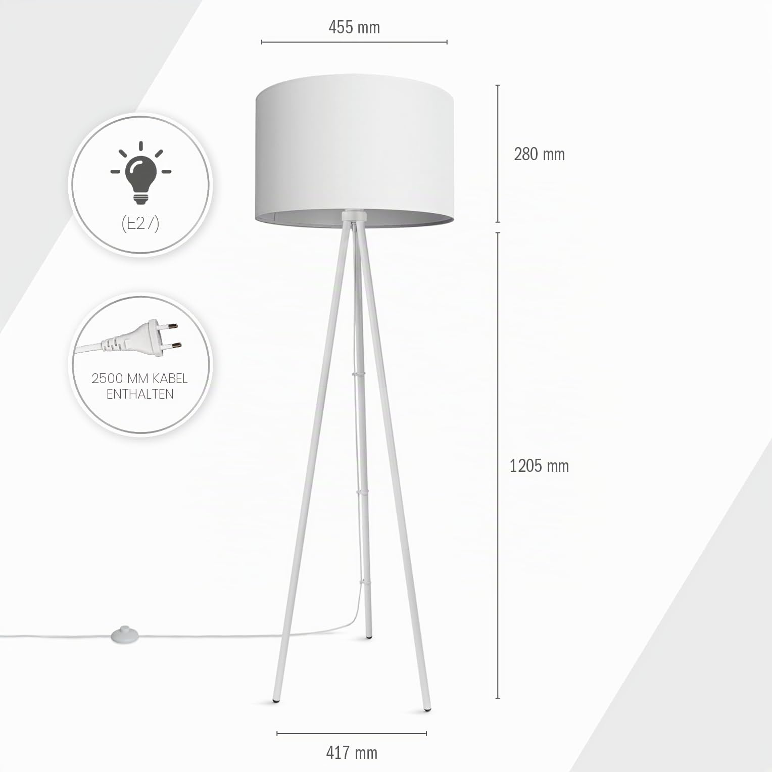 paco-home-dreibein-stehleuchte-e27-stativ-stehlampe-mit-stoffschirm image 3