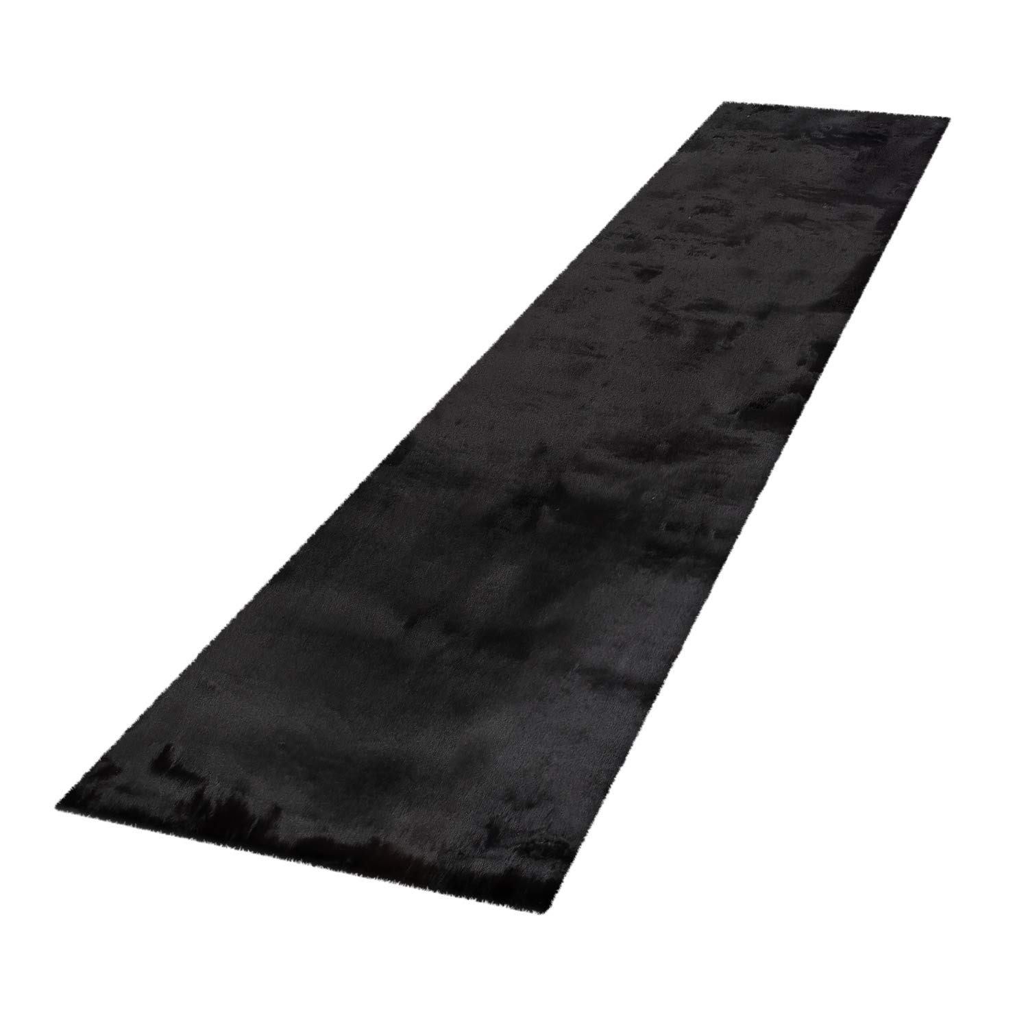 paco-home-rabbit-hochflor-teppich-schwarz-100x200-cm-kaninchenfell-imitat image 5
