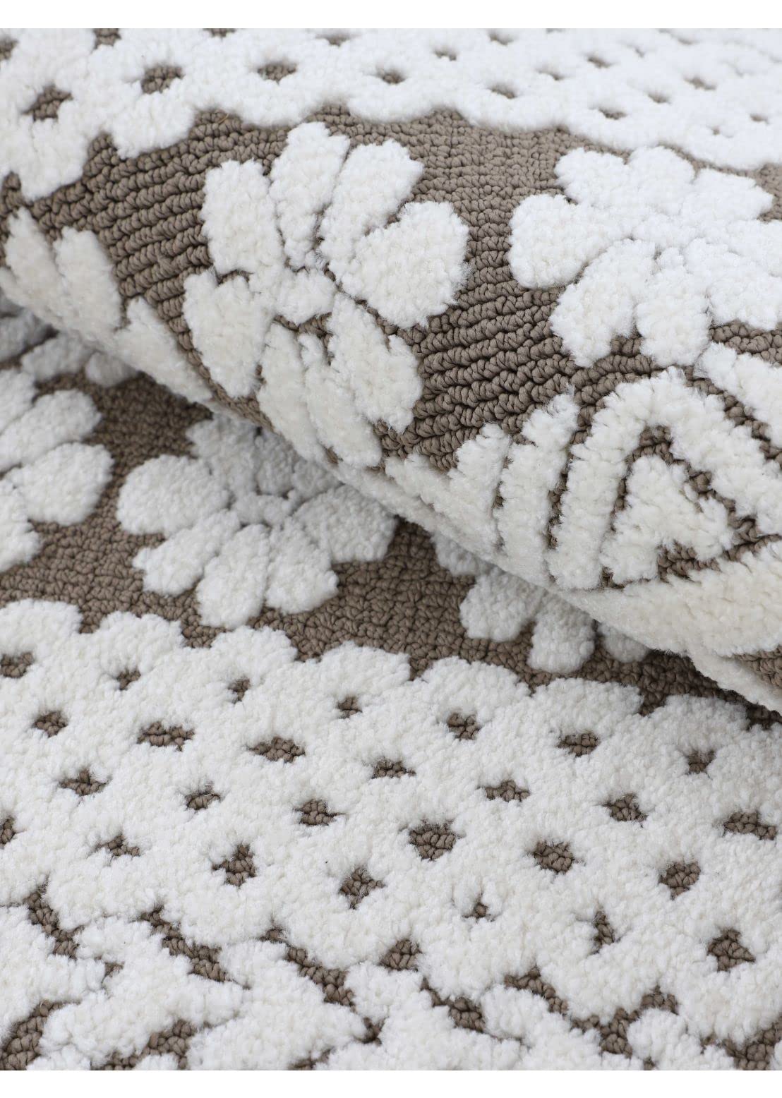 carpetfine-teppich-holly-weicher-kurzflorteppich-creme-hellgrau-80x150-cm-rechte image 8