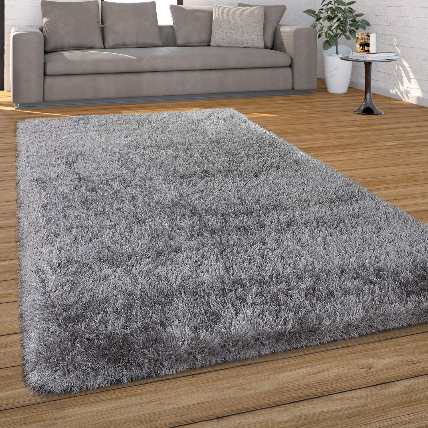 paco-home-hochflor-shaggy-teppich-80x150-cm-wei-70mm image 4