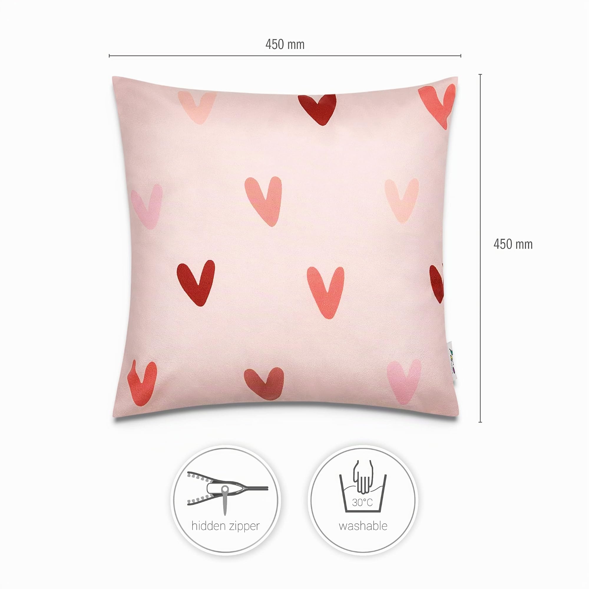 paco-home-2er-set-kissenbez-ge-45x45-cm-sonne-herz-kinderzimmer-deko image 3