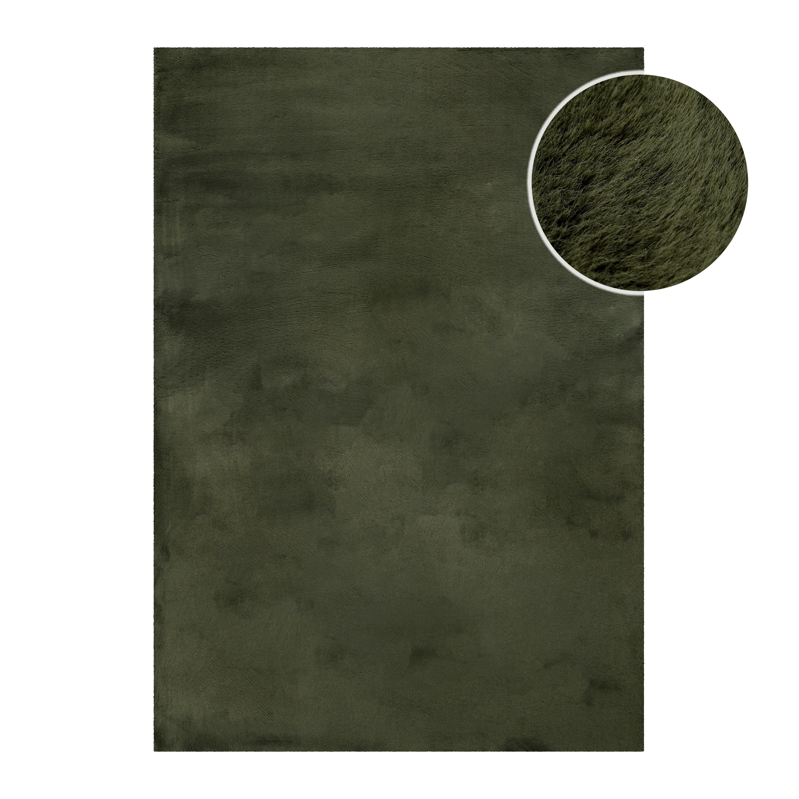 weconhome-basics-anna-kunstfell-teppich-olive-flauschig image 1