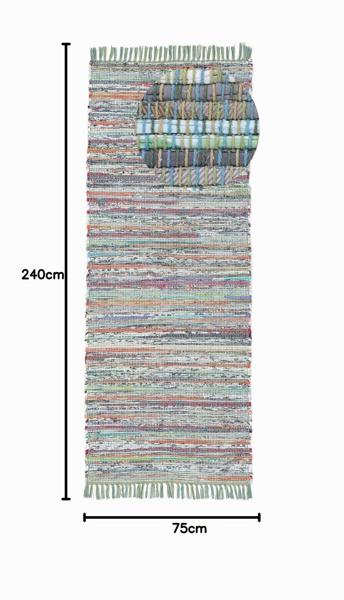 carpetfine-kelim-chindi-l-ufer-75x240-cm-in-gr-n image 2