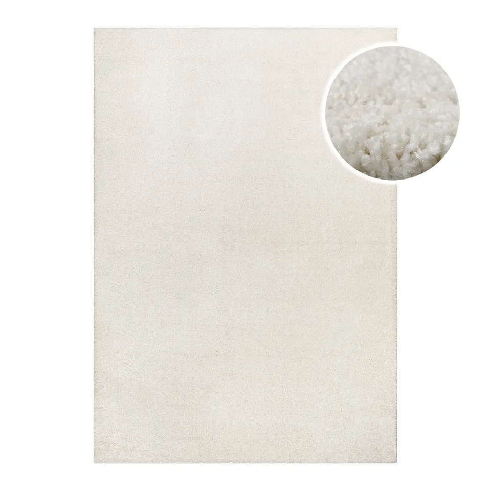 weconhome-basics-nova-kurzflorteppich-creme-wei-maschinell-gewebt-pflegeleicht image 1