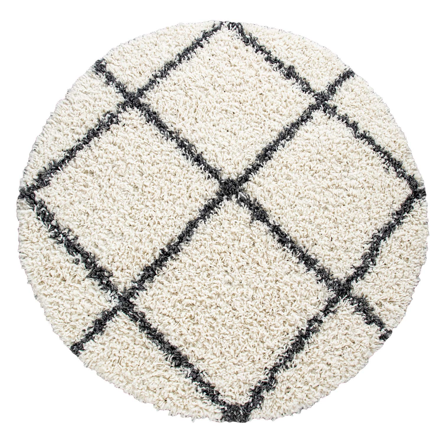 paco-home-shaggy-plus-hochflor-teppich-rautenmuster-rund-120-cm-creme image 5