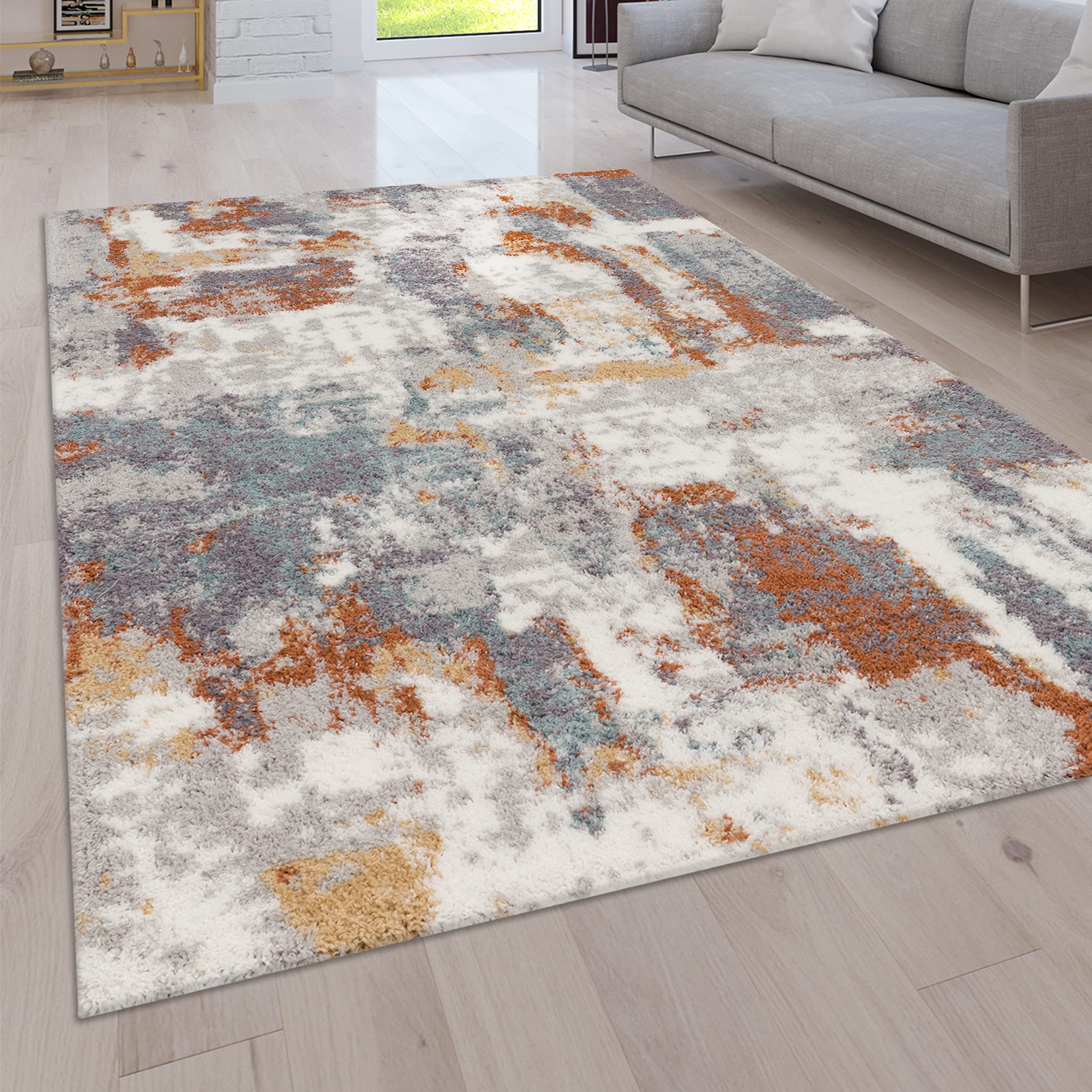 paco-home-shaggy-plus-hochflor-teppich-80x150-cm-bunt-2-vintage-abstrakt image 7