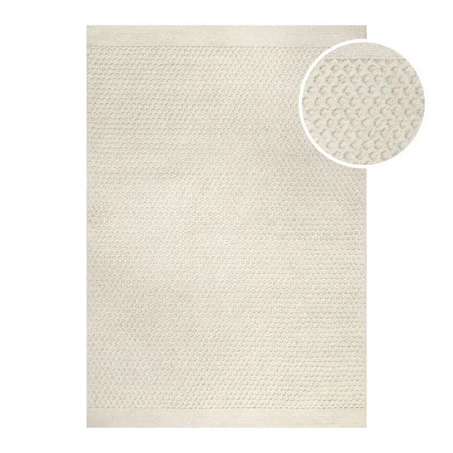 weconhome-kurzflor-teppich-creme-wei-schurwolle-hamptons-thirtyeight image 1