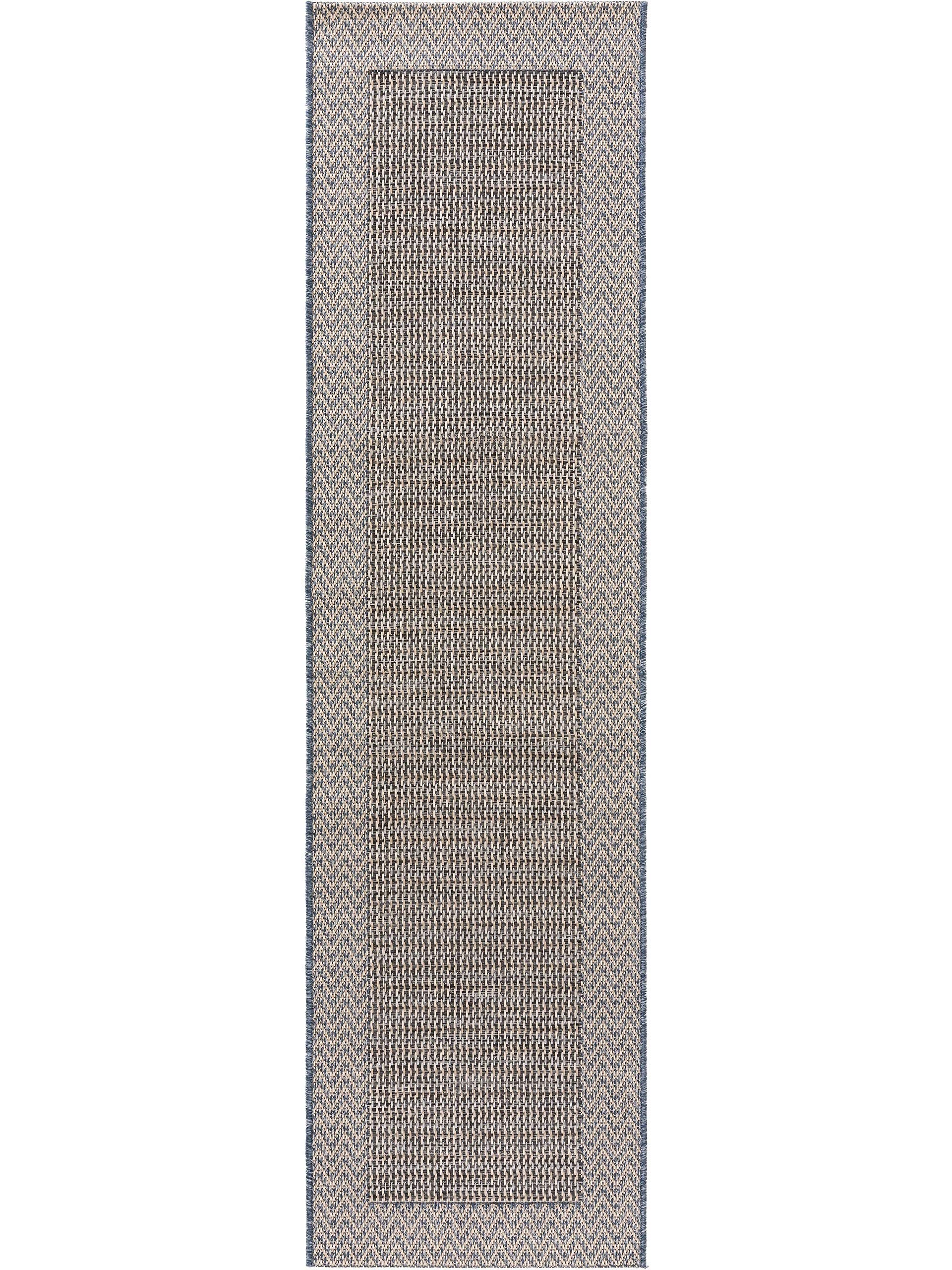 benuta-plus-in-outdoor-l-ufer-river-beige-blau-67x240-cm image 1