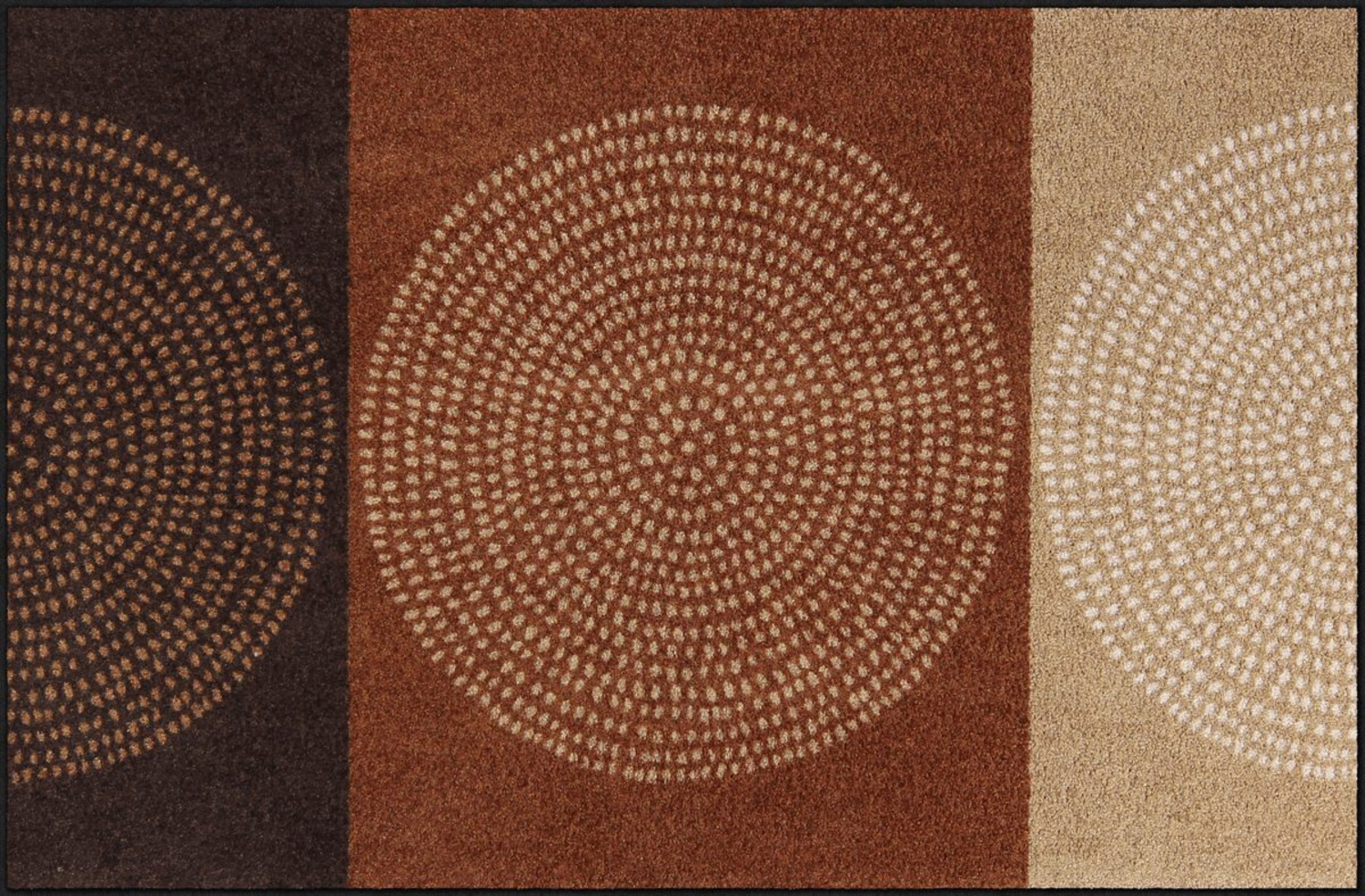 salonloewe-nestor-mocca-teppich-115-x-175-cm-grafischer-schmutzfangteppich image 1