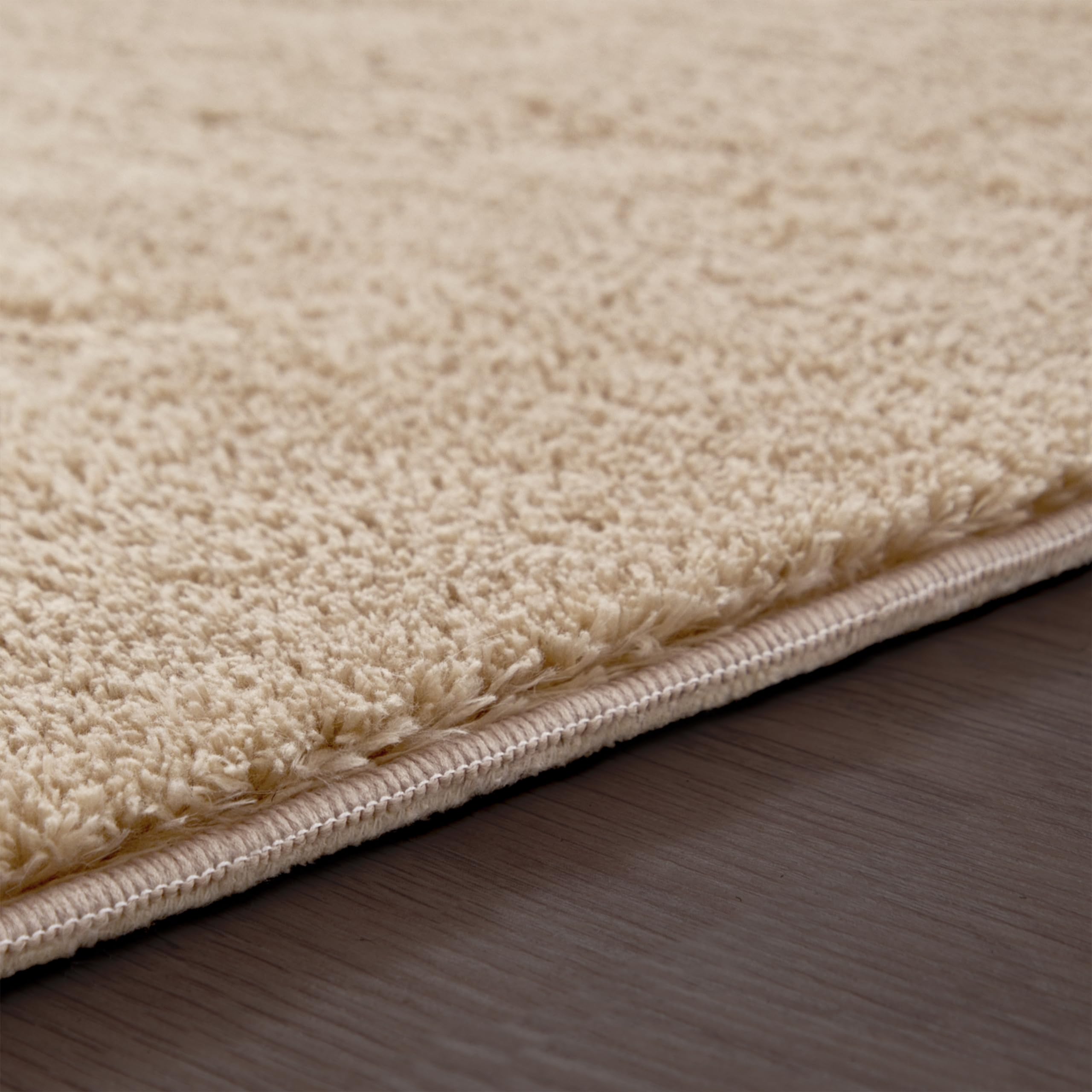 paco-home-style-teppich-beige-160x220-cm-kurzflor-rutschfest image 2