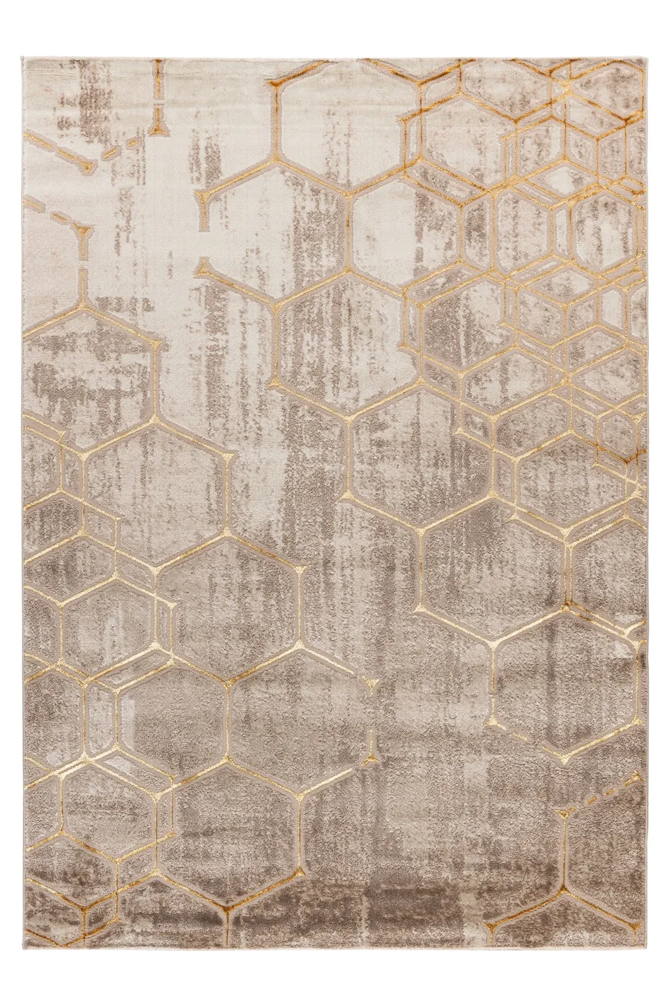 kayoom-smooth-flow-125-robuster-kurzflorteppich-80x300-cm-beige-polypropylen image 1