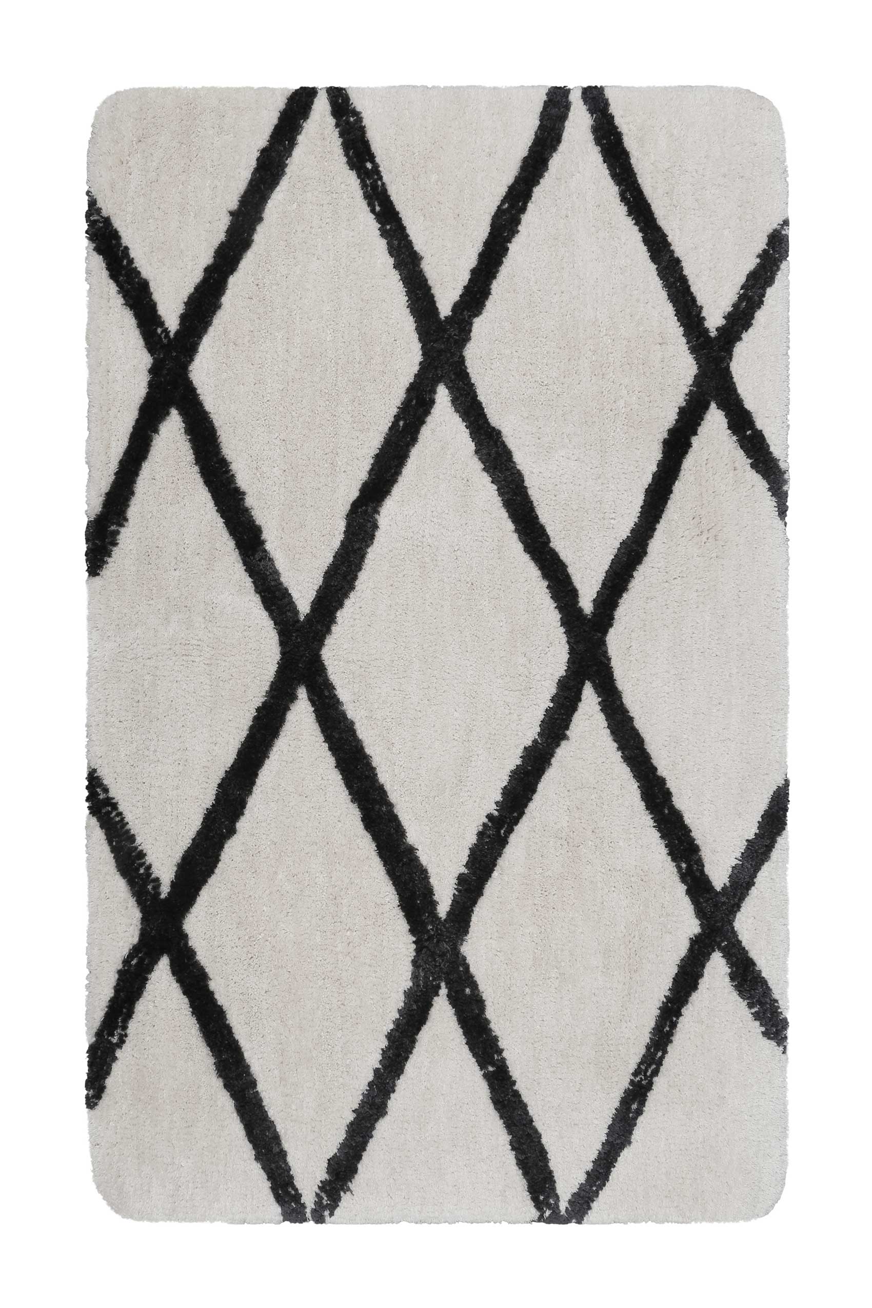 homie-living-badteppich-creme-schwarz-san-bosa-rauten image 3